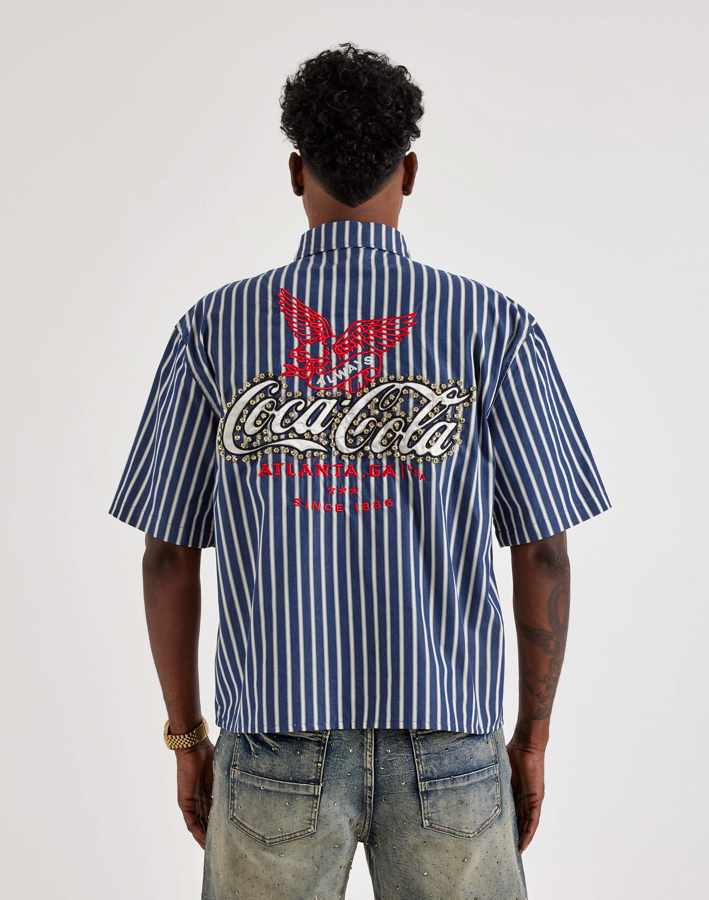 Preme Woven Coca-Cola Short-Sleeve Button Shirt – DTLR