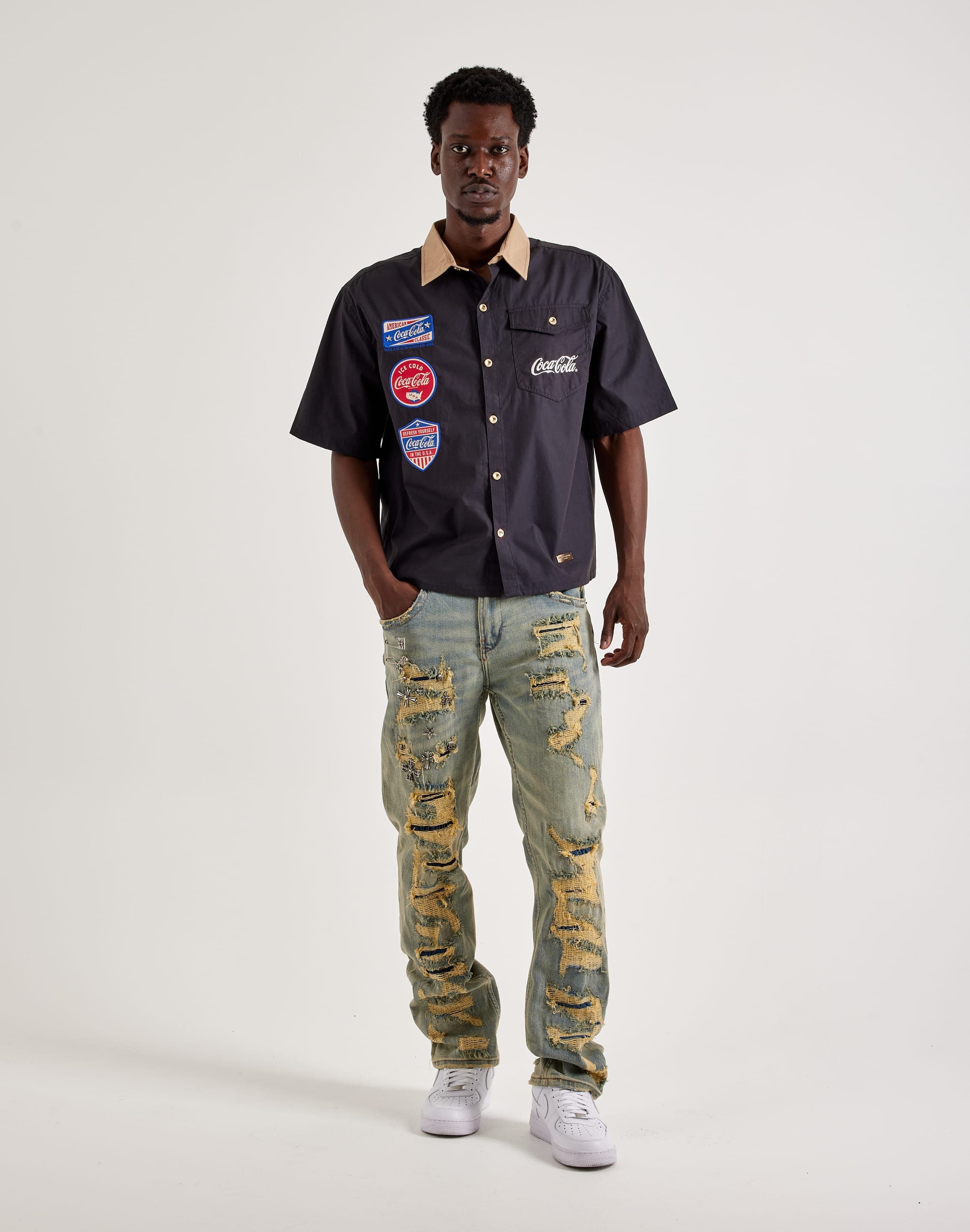 Photo of Preme Coca-Cola Woven Shirt