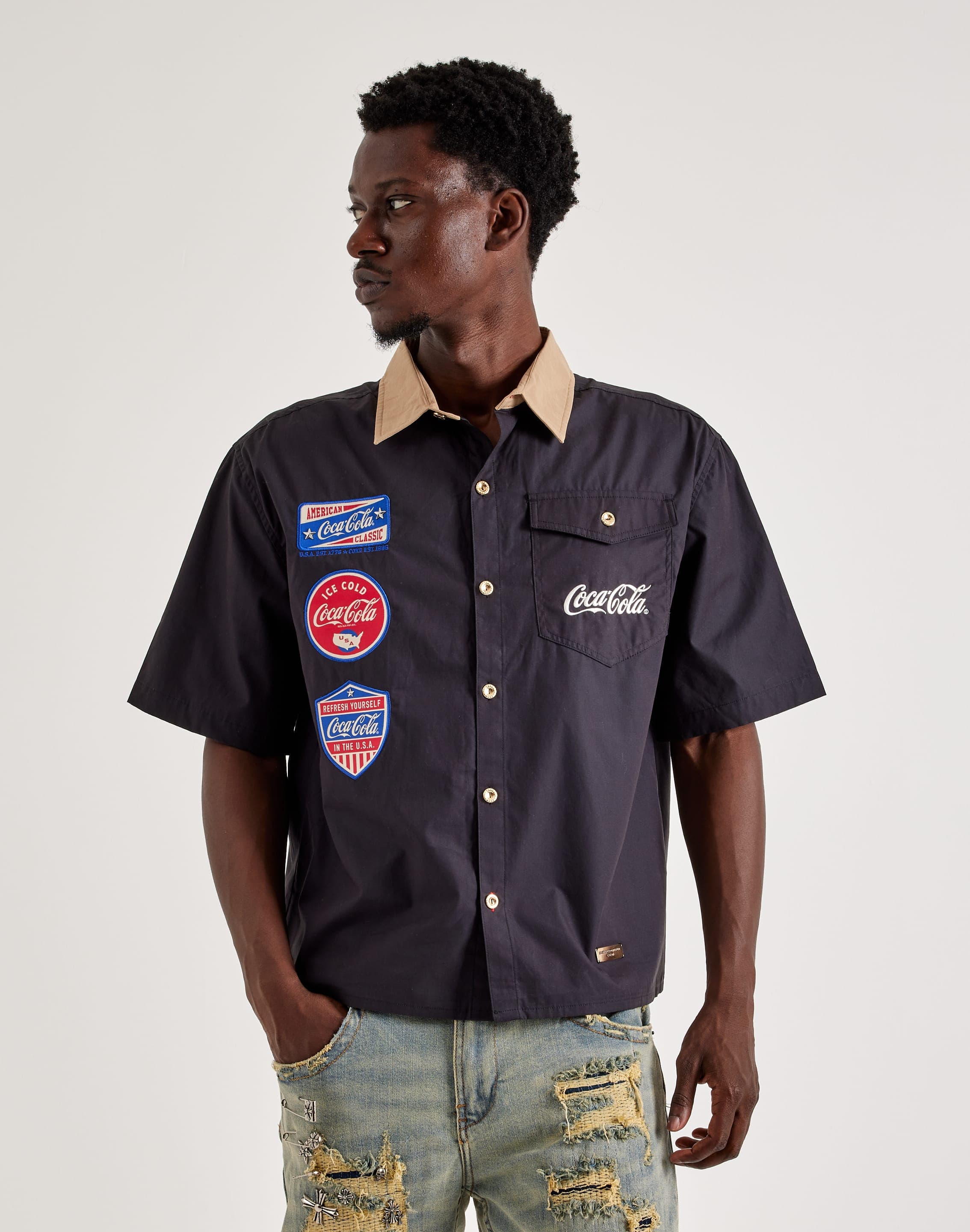 Photo of Preme Coca-Cola Woven Shirt