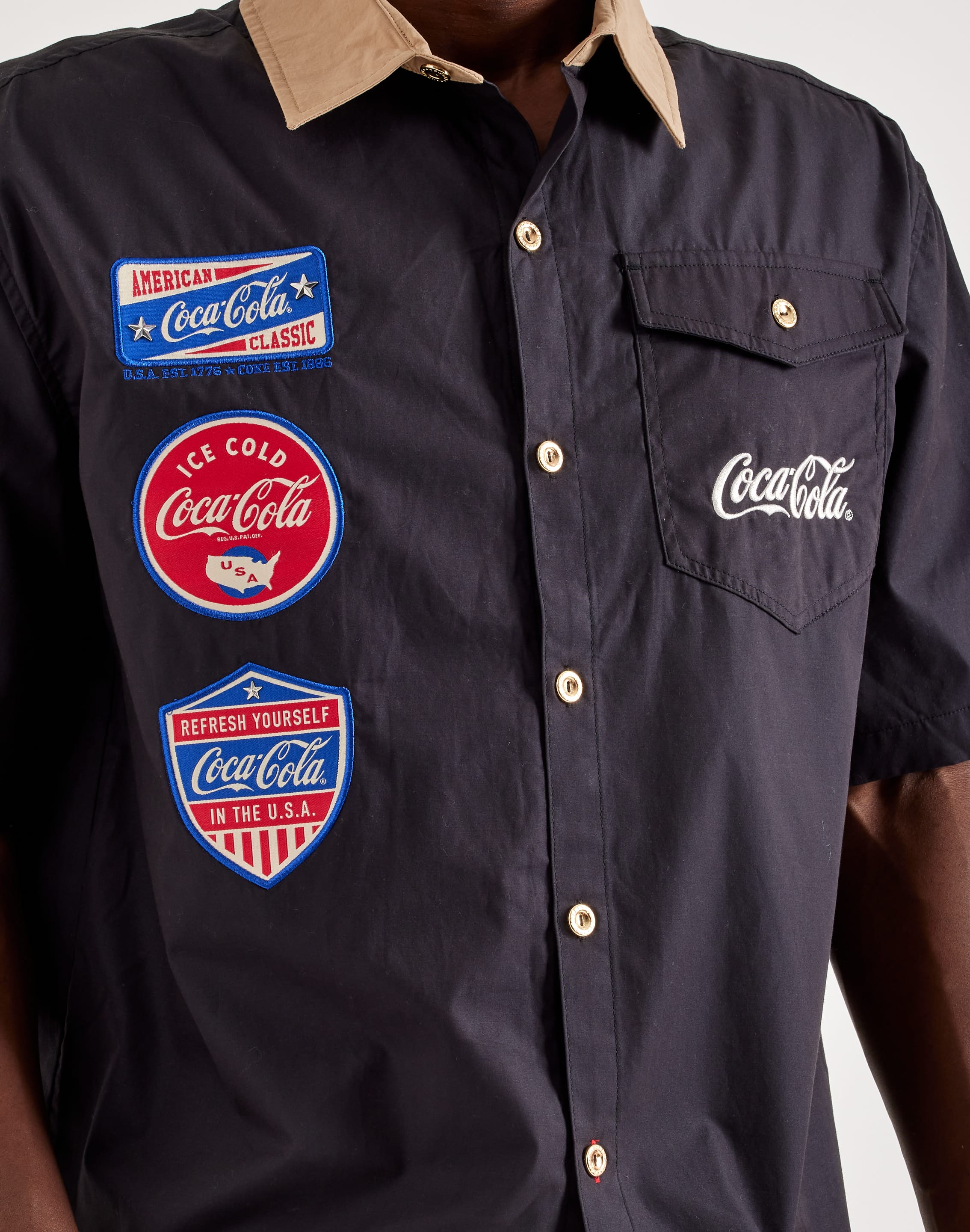 Photo of Preme Coca-Cola Woven Shirt