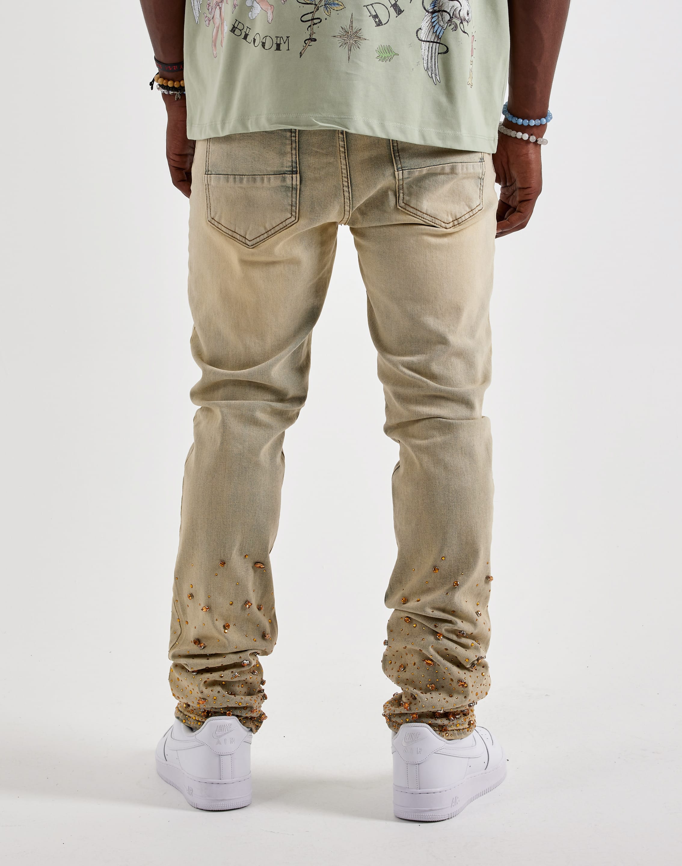 Photo of Preme Stacked Gradient Stones Denim Jeans