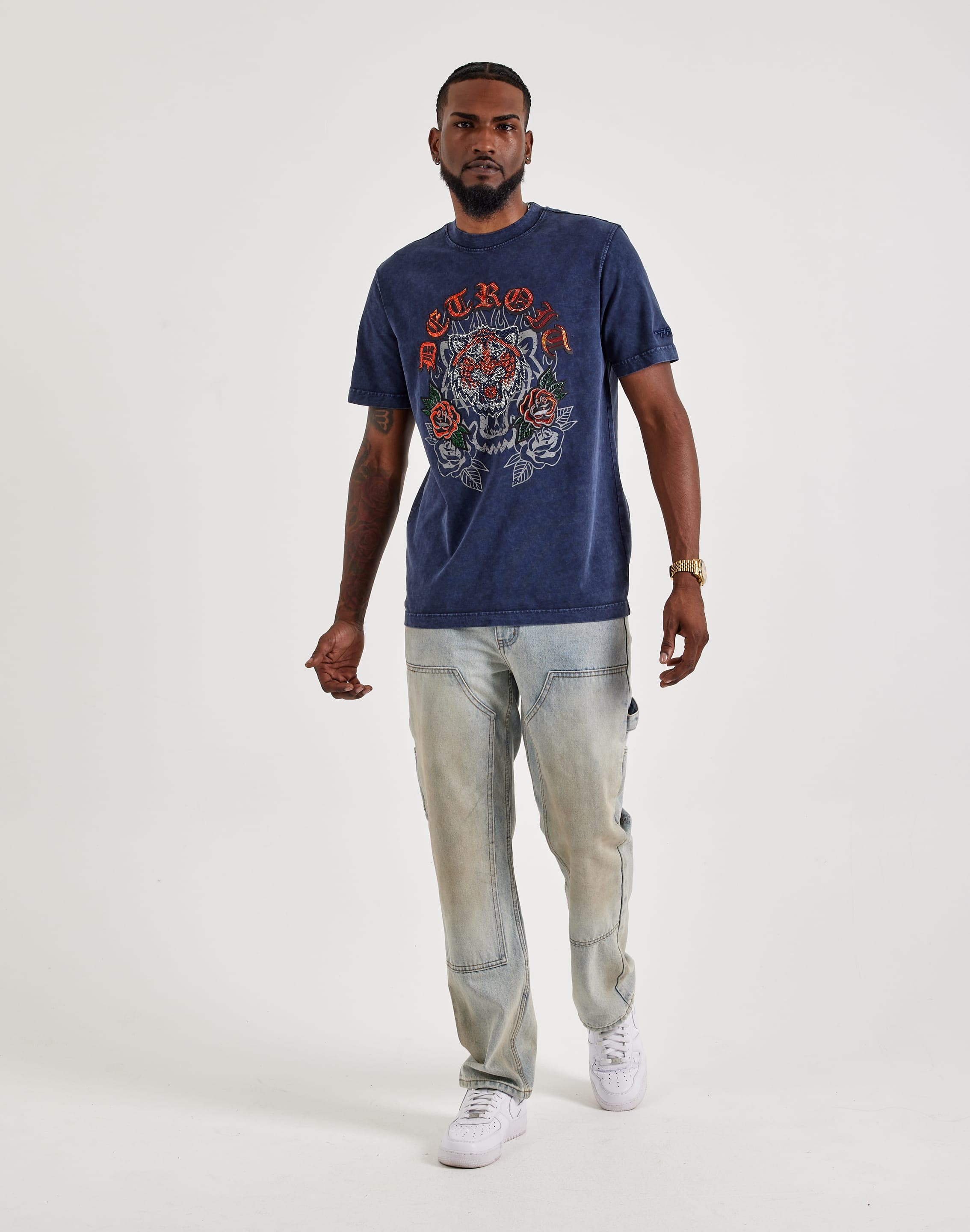 Photo of Pro Standard MLB Detroit Tigers Rhinestone Tee