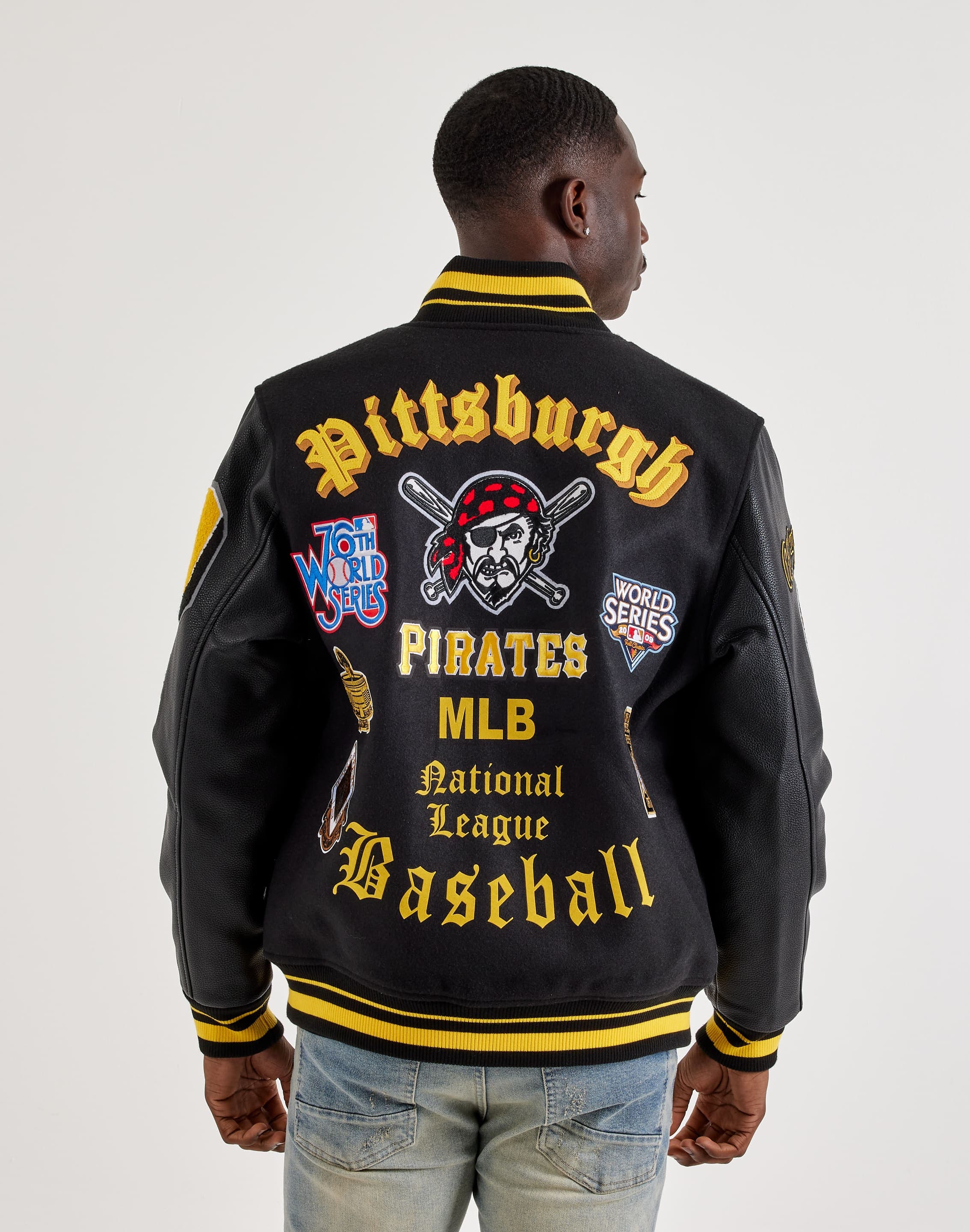 Pro Standard MLB Pittsburgh Pirates Old English Varsity Jacket