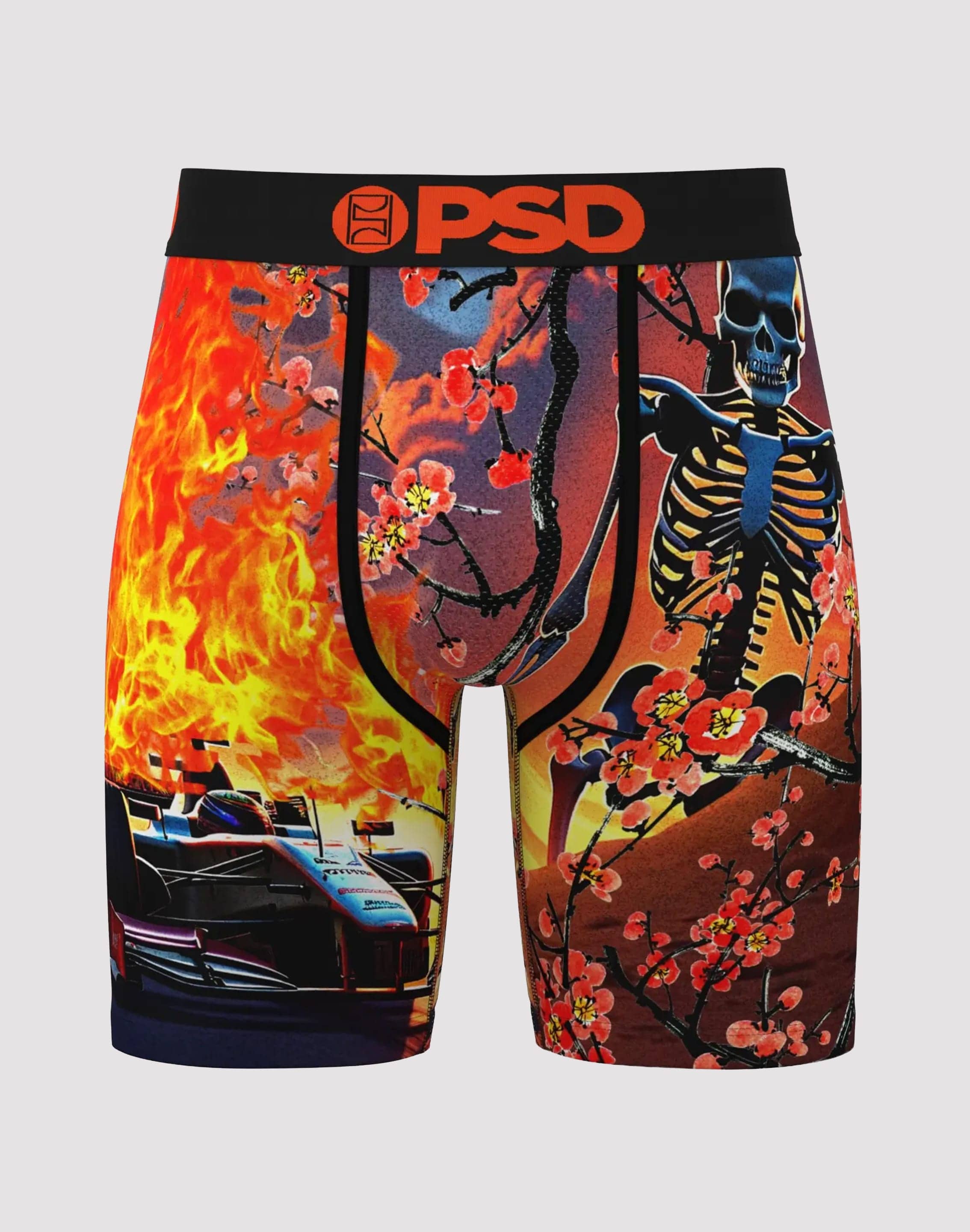 Psd Underwear Skelly Racer Boxer Briefs, image 1 of 1