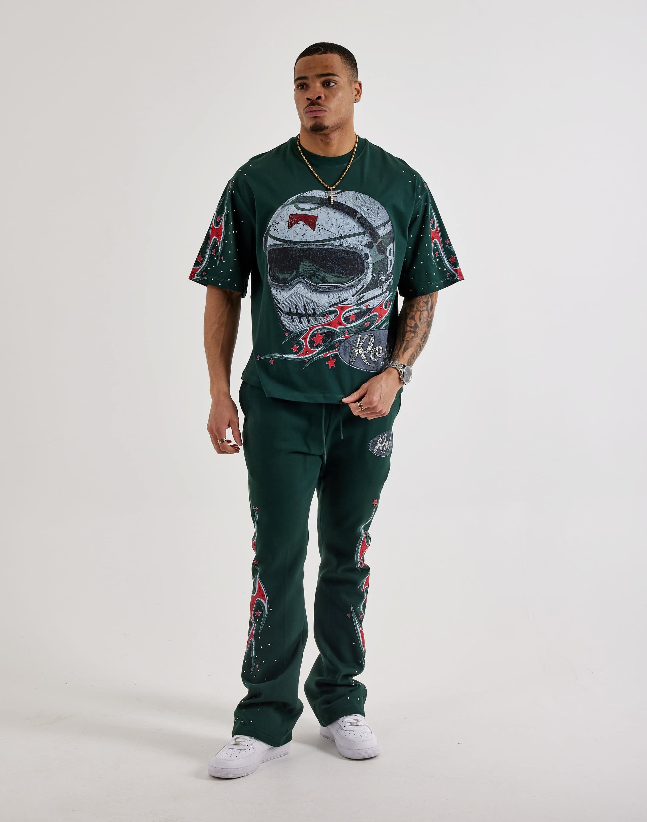 Roke Rk Roku Studio Flames Cropped Tee – DTLR