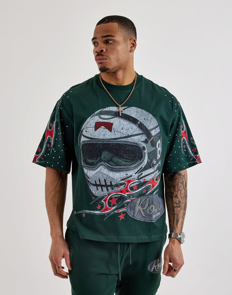 Roku Studio Flames Cropped Tee – DTLR