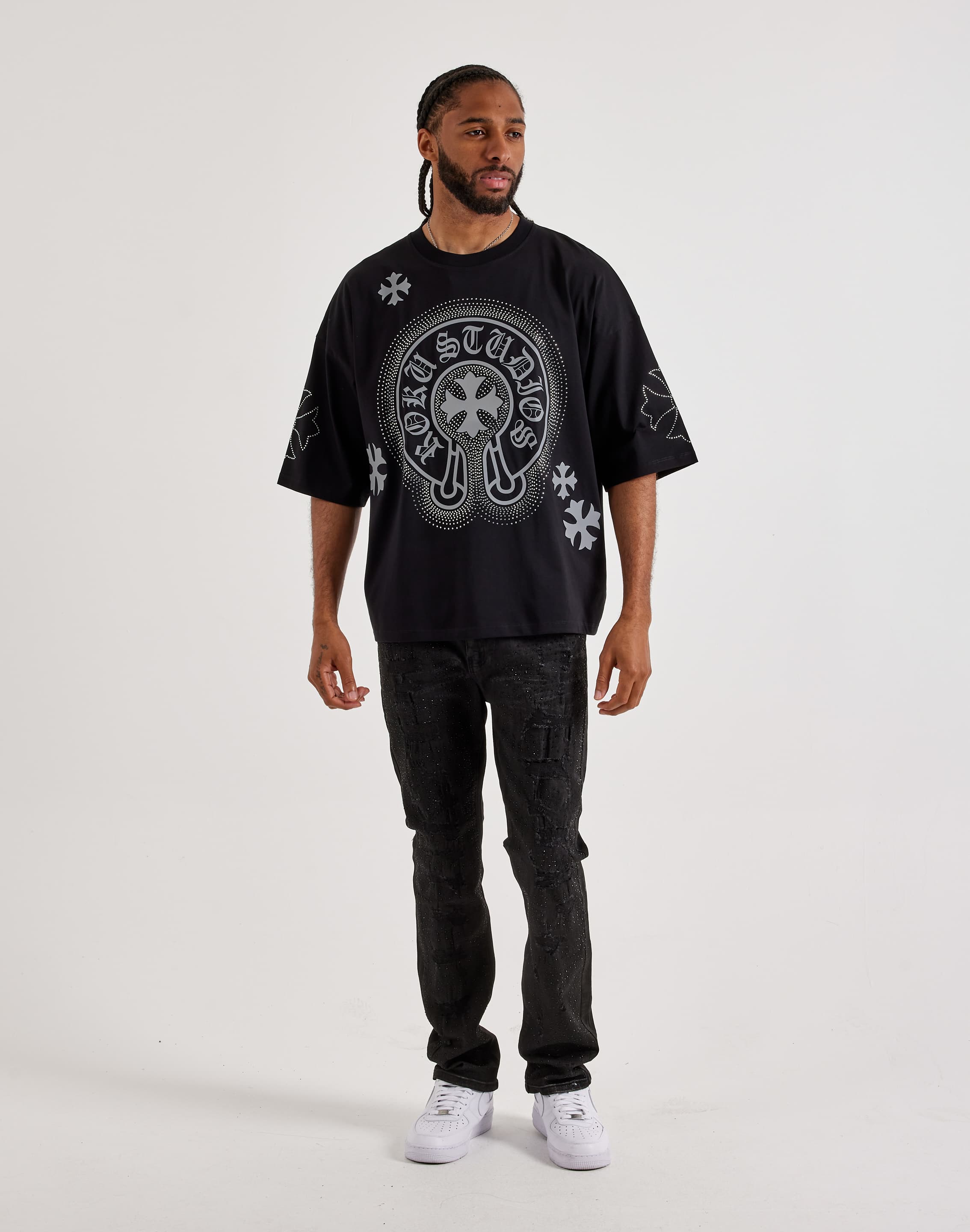 Photo of Roku Studio  Cross Logo Graphic Tee