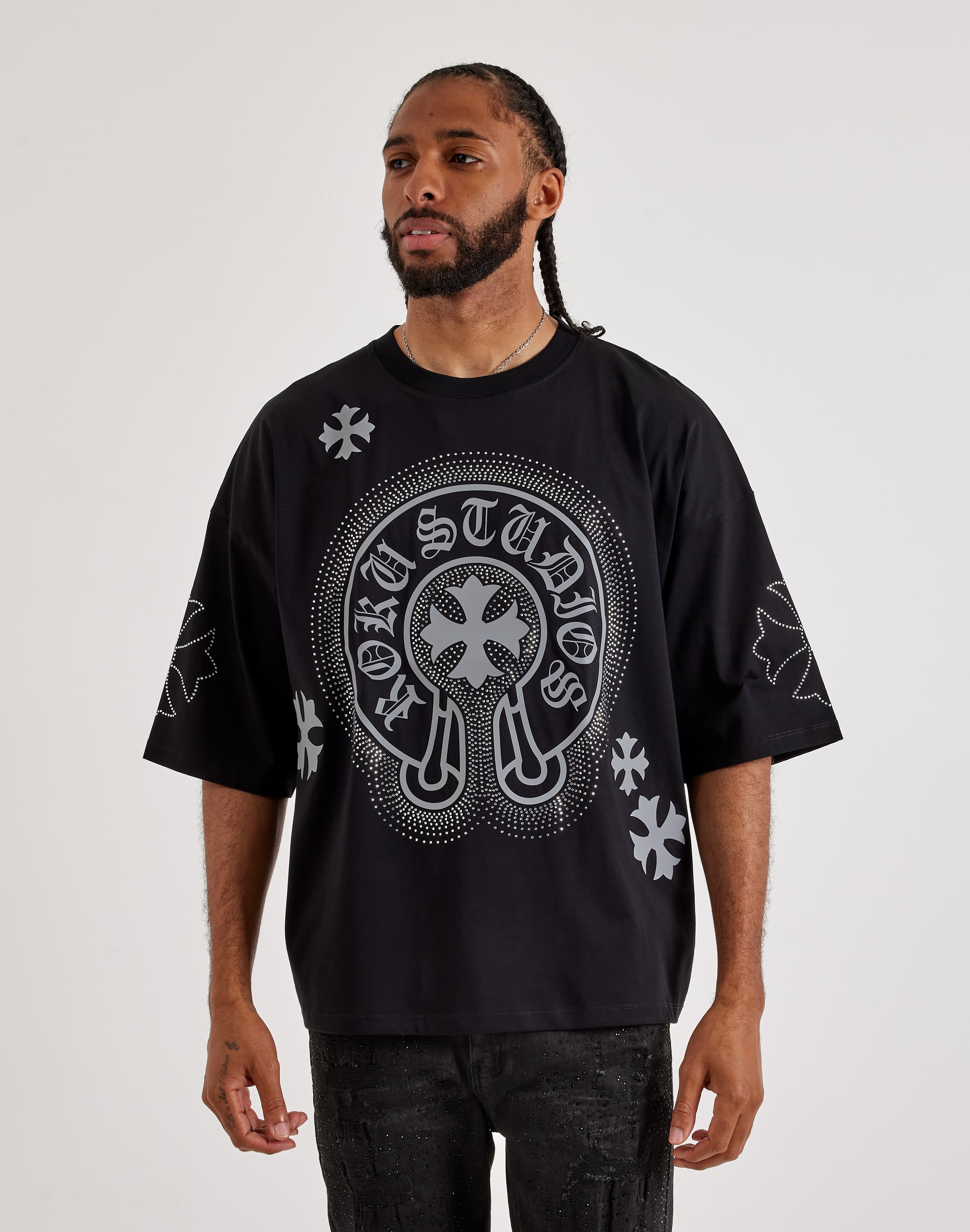 Photo of Roku Studio  Cross Logo Graphic Tee