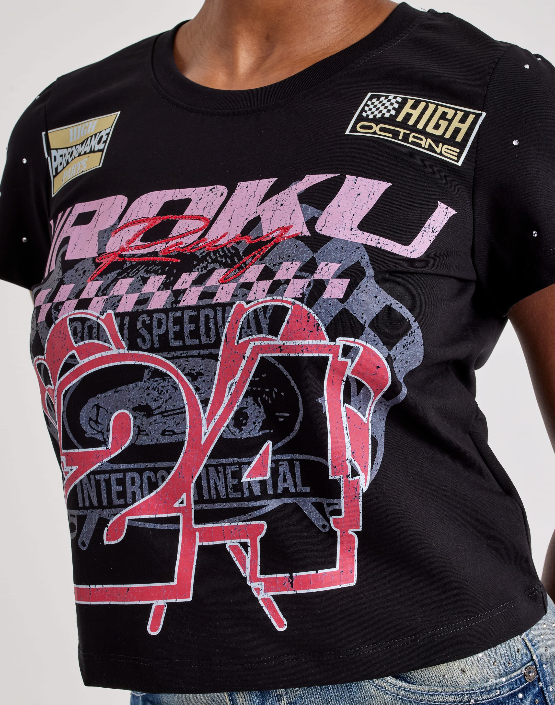 Photo of Roku Studio Racing Baby Doll Tee