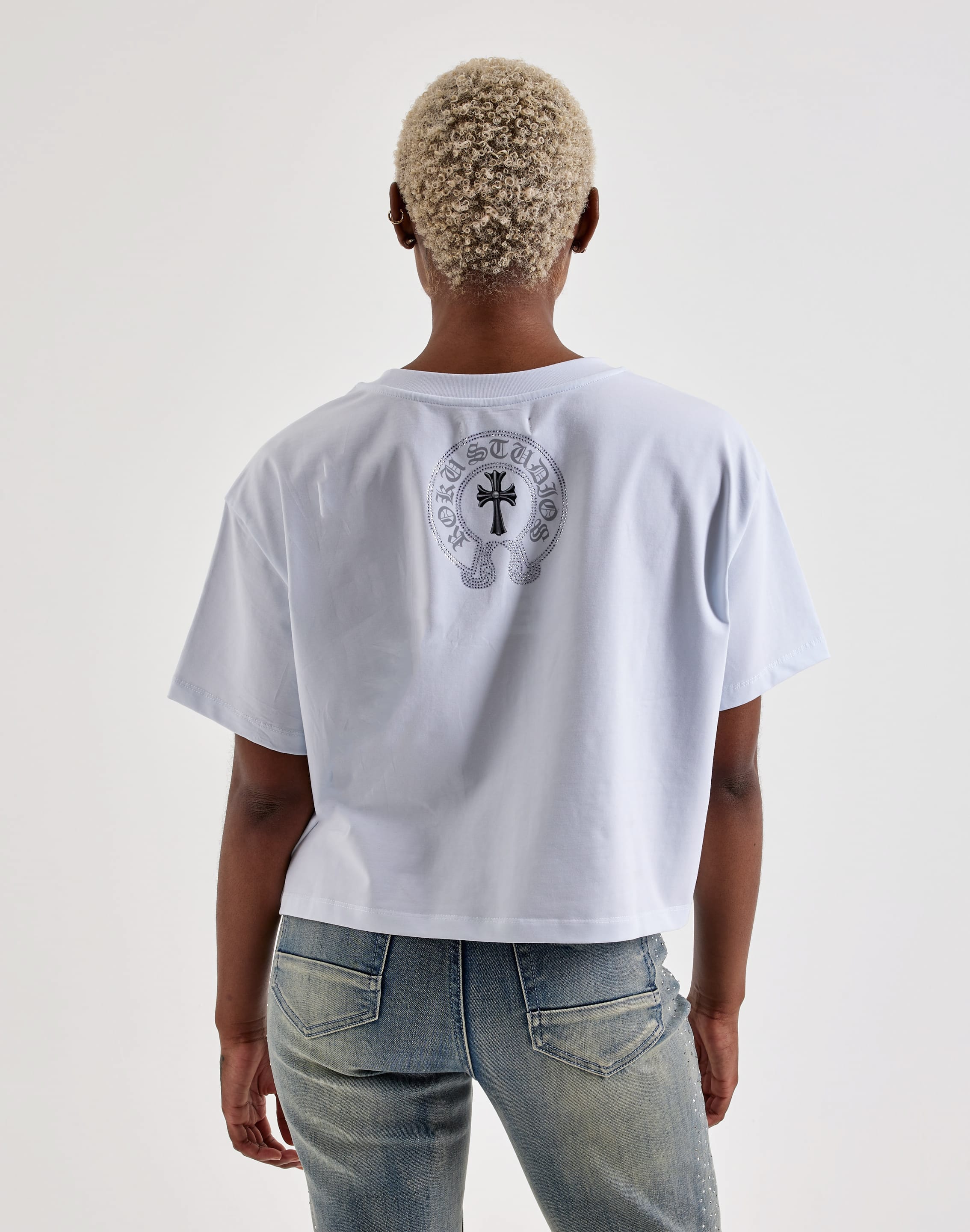 Photo of Roku Studio Chrome Boxy Cropped Tee