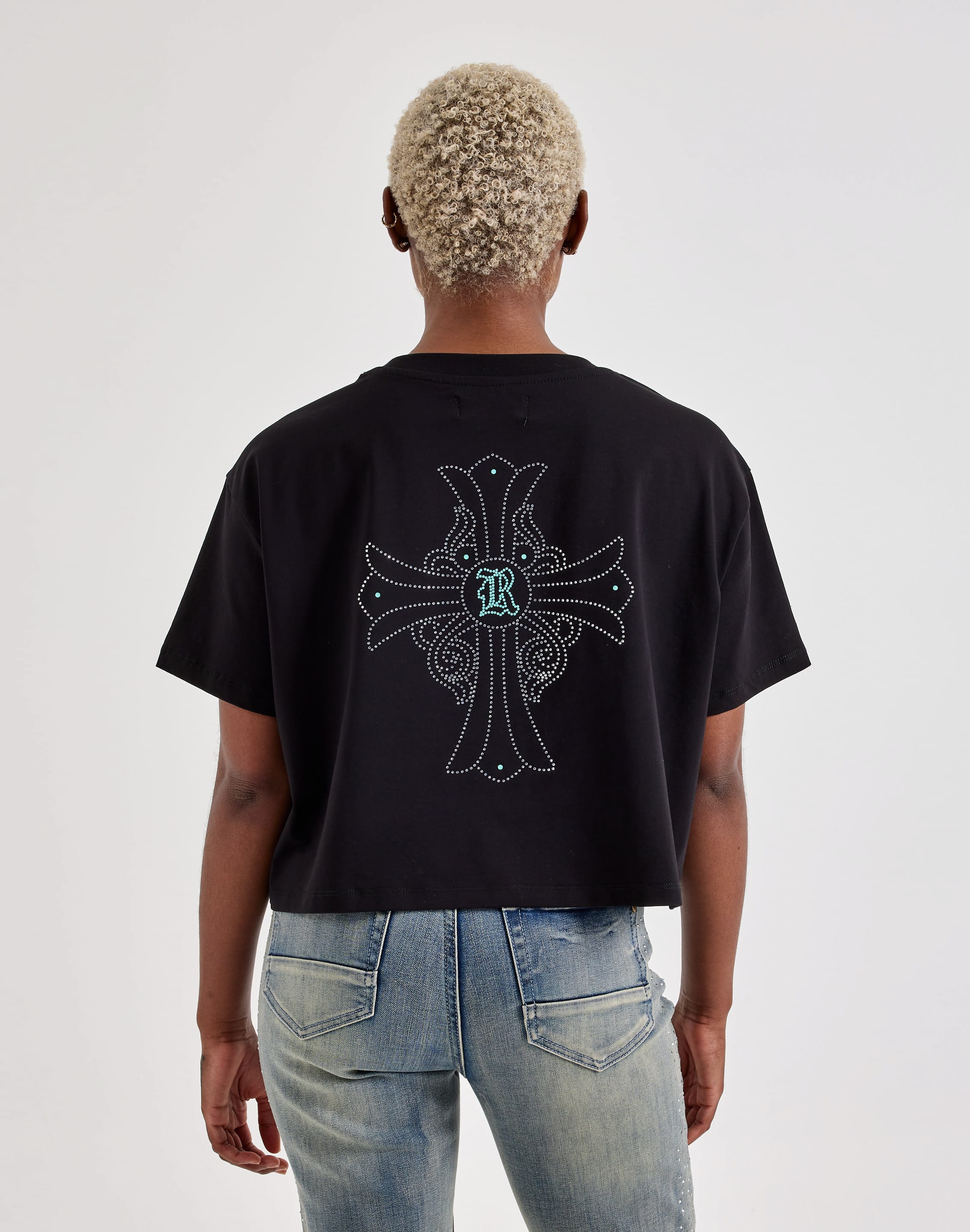 Photo of Roku Studio Big Cross Boxy Cropped Tee