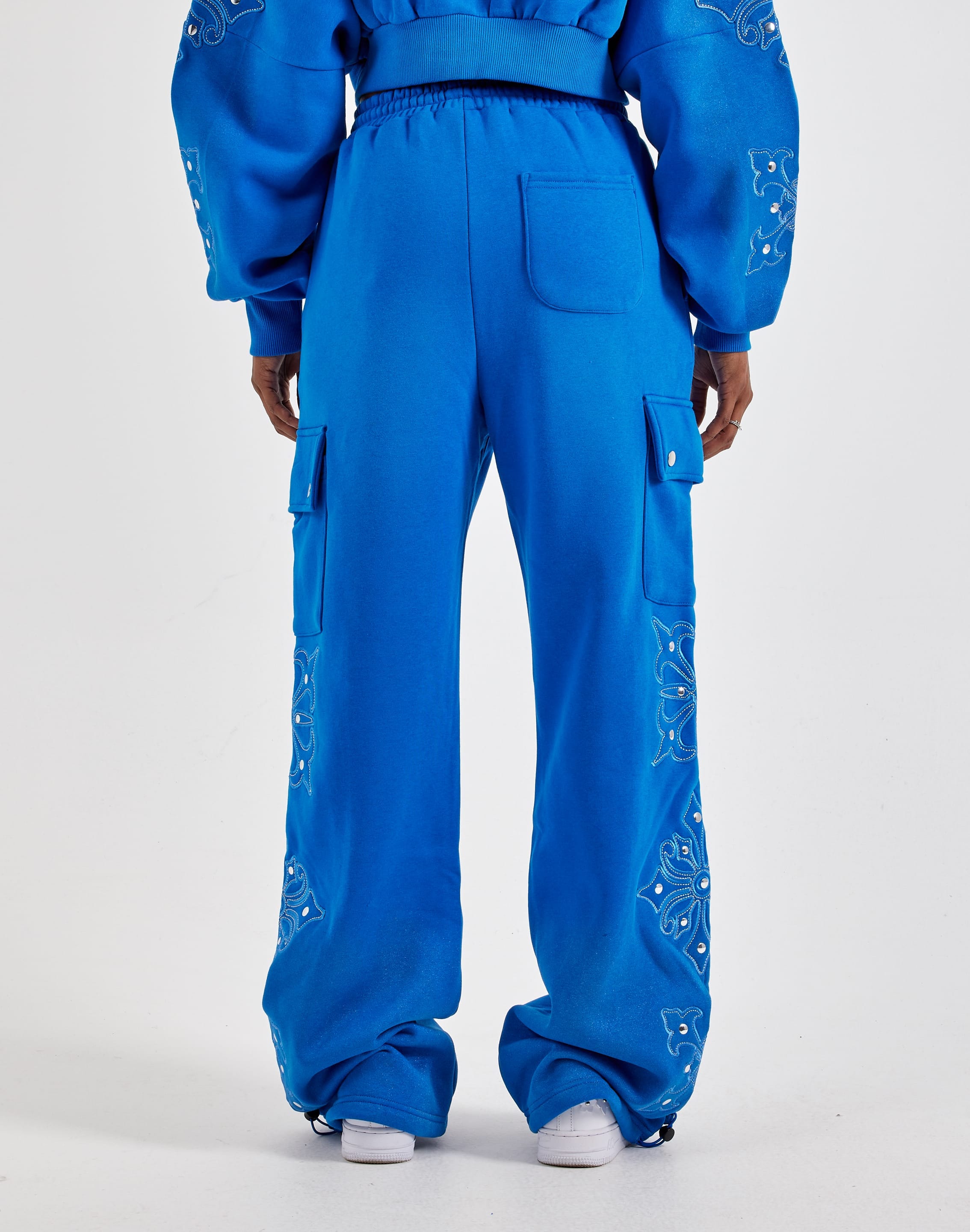 Photo of Smoke Rise Studded Fleece Cargo Sweatpants