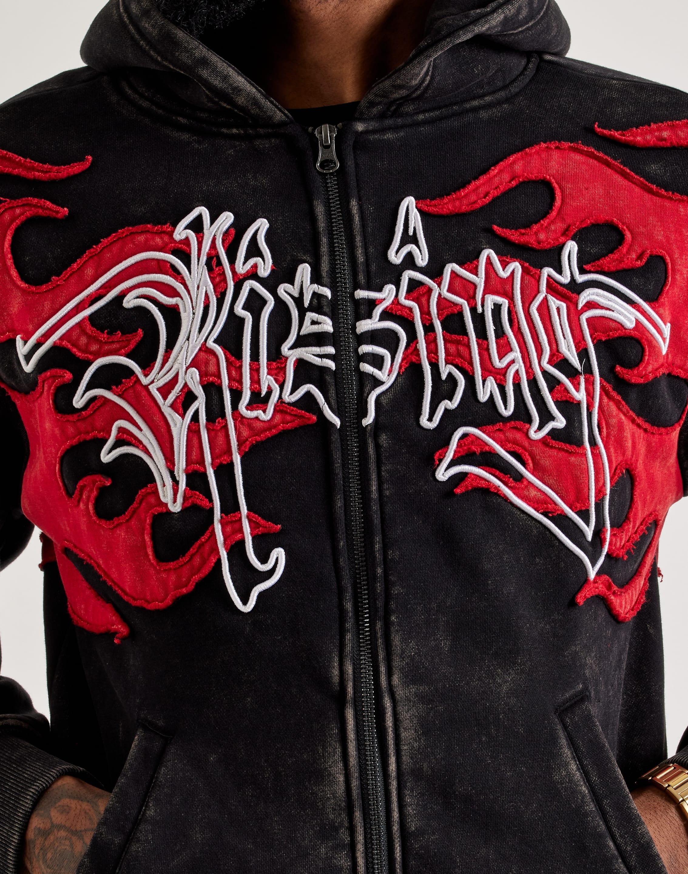 Smoke Rise Flame Full-Zip Fleece Hoodie – DTLR