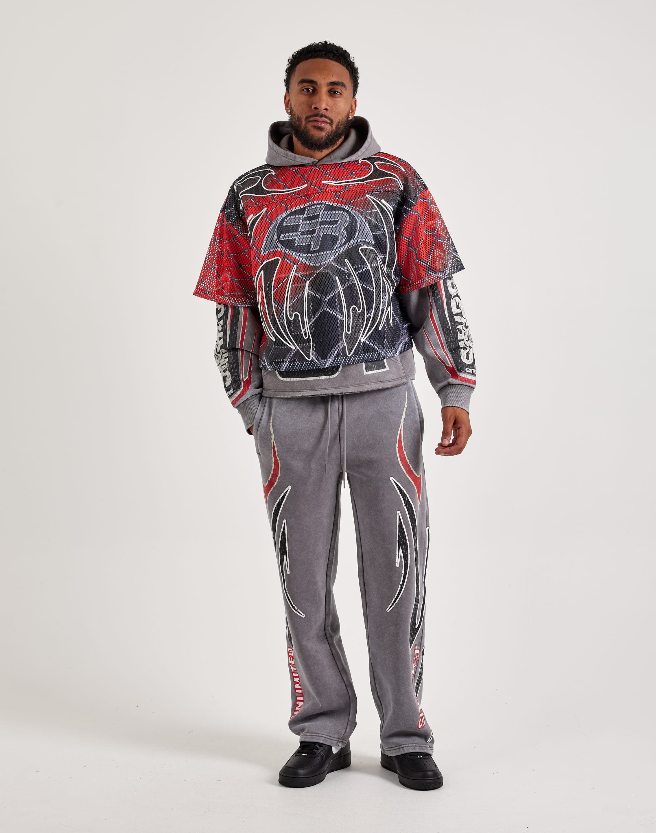 Smoke Rize Tag Smoke Rise Layered Fleece Sporty Jersey Hoodie – DTLR