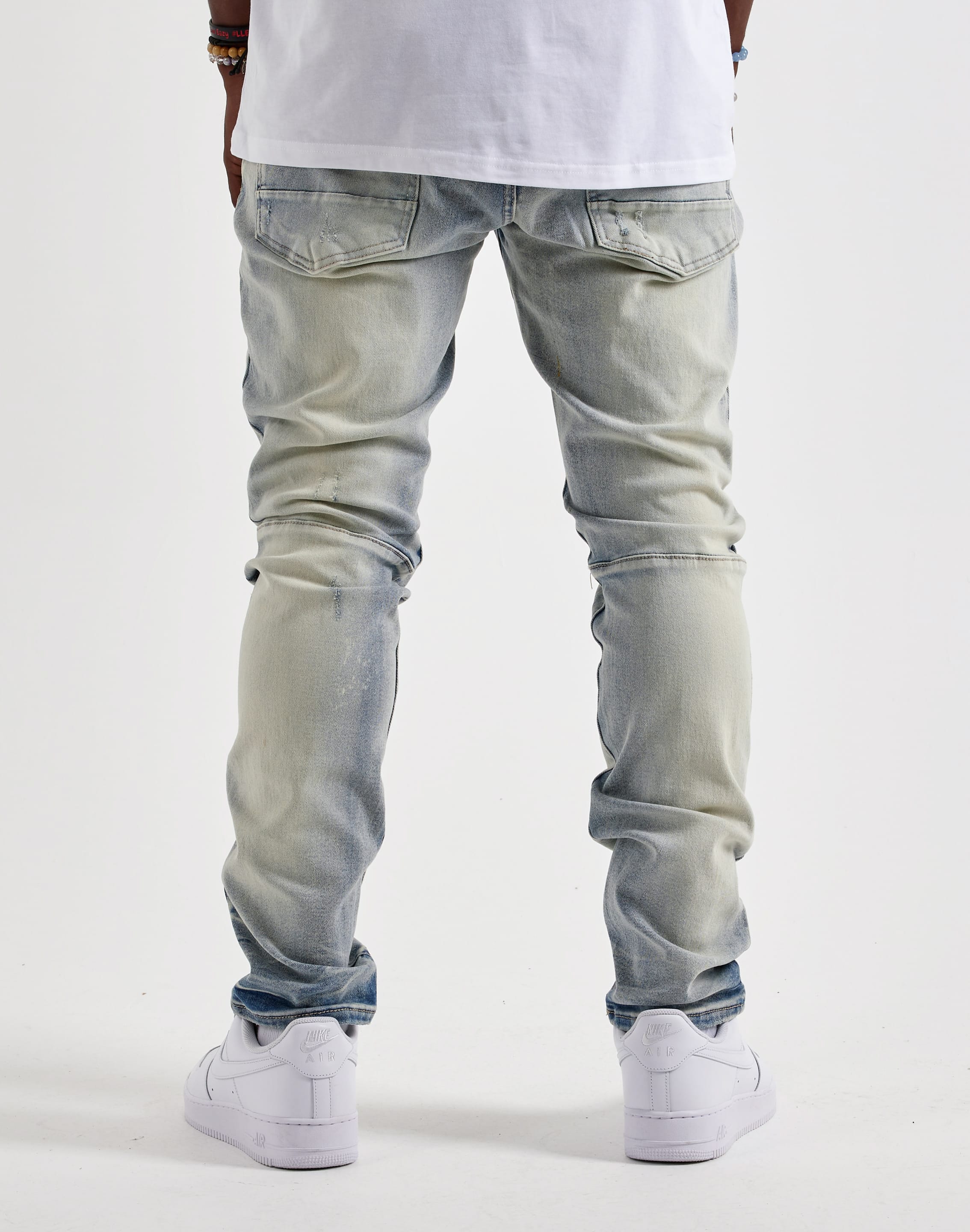 Photo of Smoke Rise Slim Whisker Distressed Denim Jeans