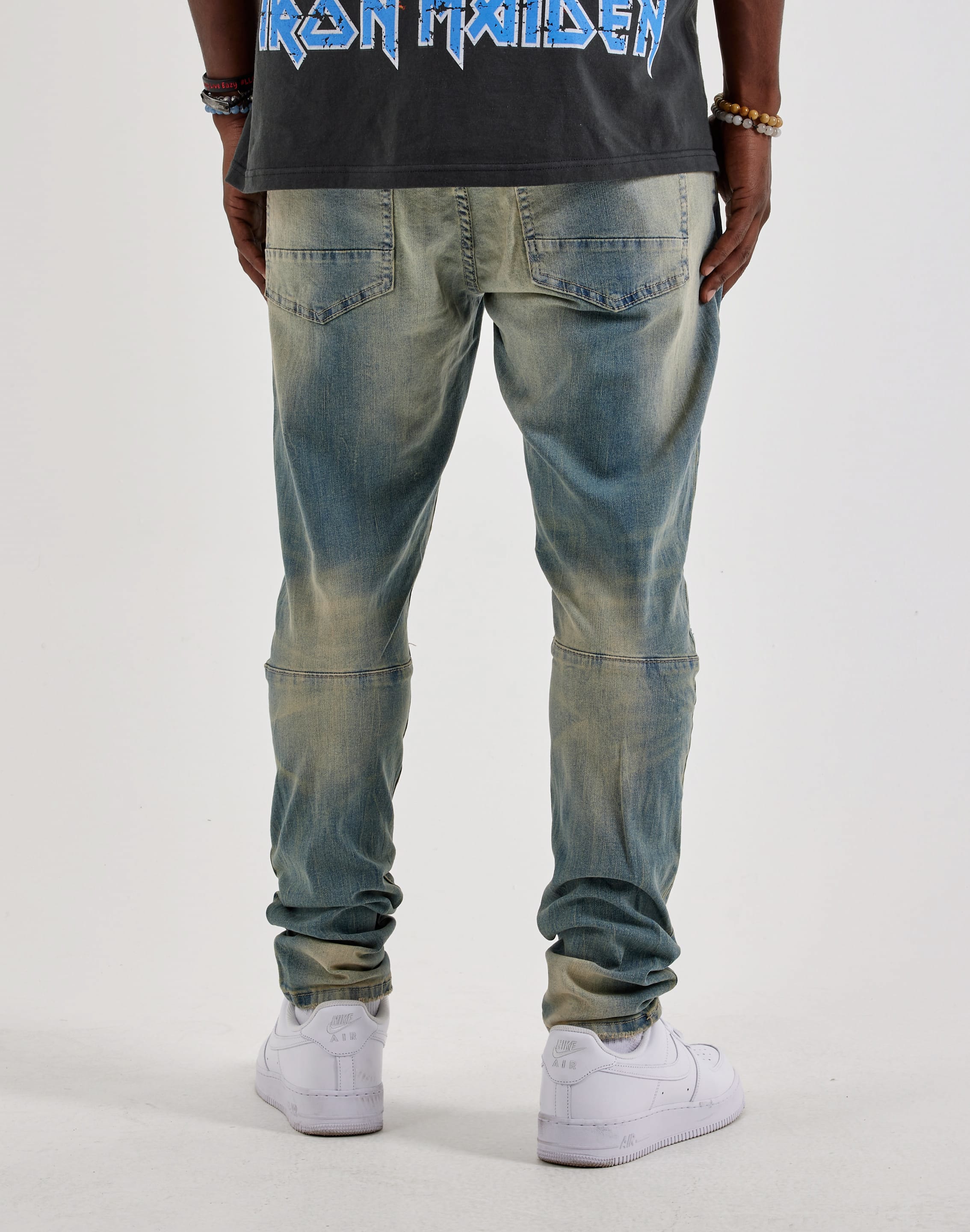 Smoke Rise Slim Distressed Denim Jeans, image 3 of 4