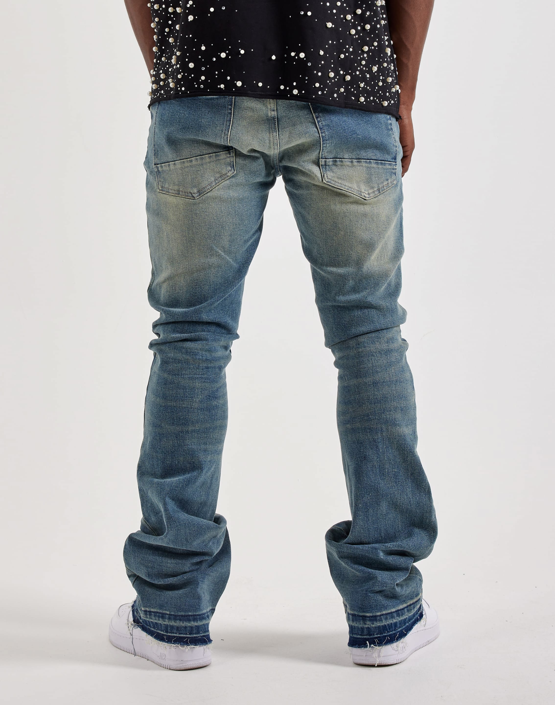 Photo of Smoke Rise Stacked Denim Jeans