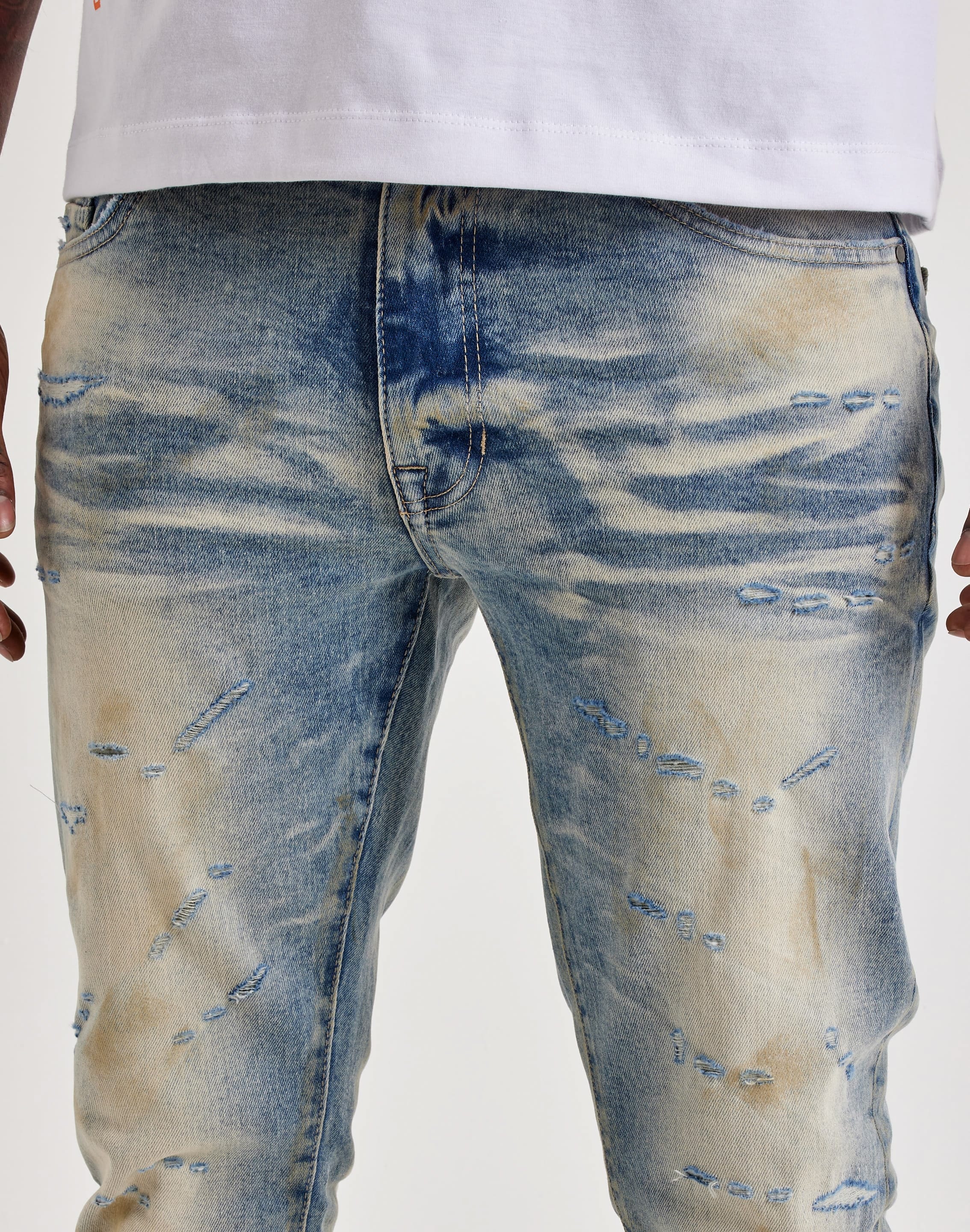 Photo of Smoke Rise Slim Distressed Denim Jeans