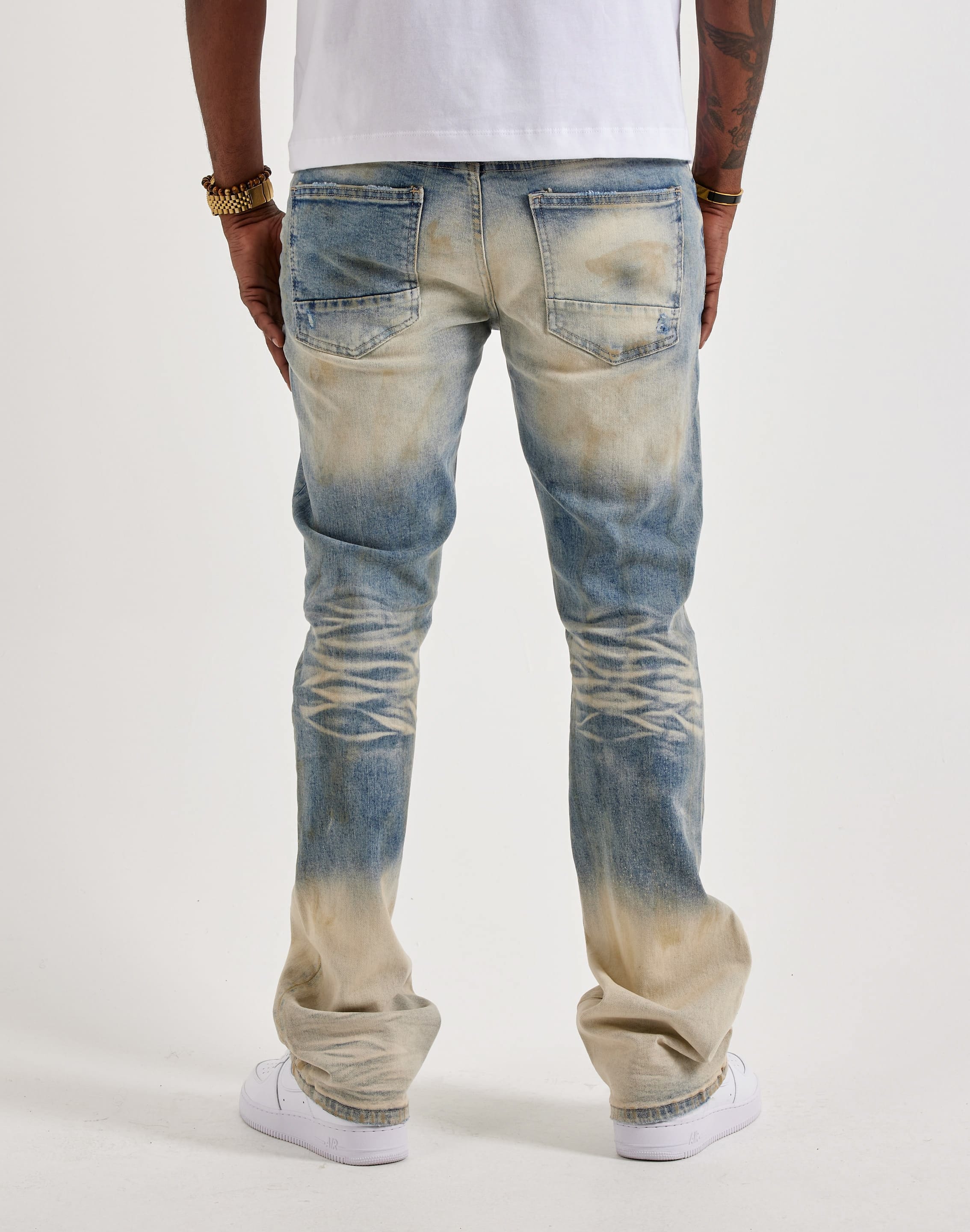 Photo of Smoke Rise Slim Distressed Denim Jeans