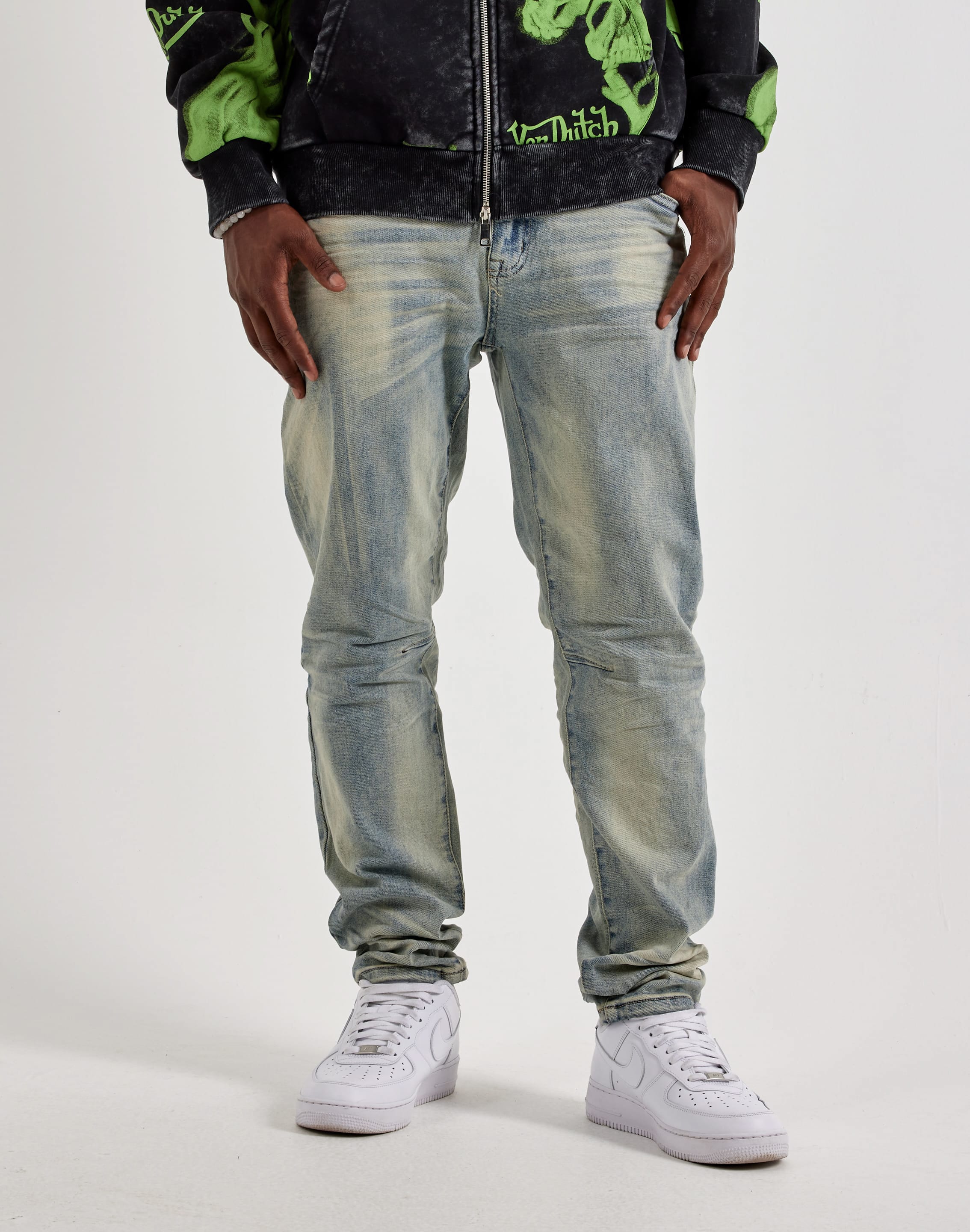 Smoke Rise Vintage Slim Denim Jeans, image 1 of 4