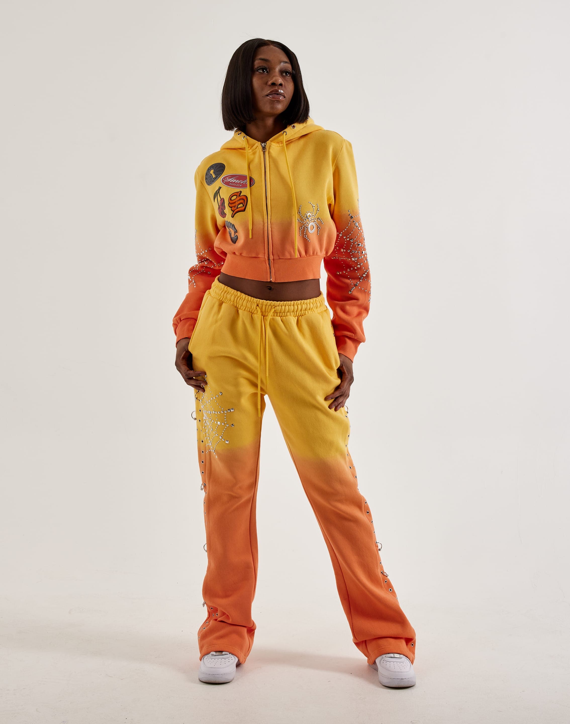 Smoke Rise Full-Zip Dip-Dye Fleece Hoodie – DTLR