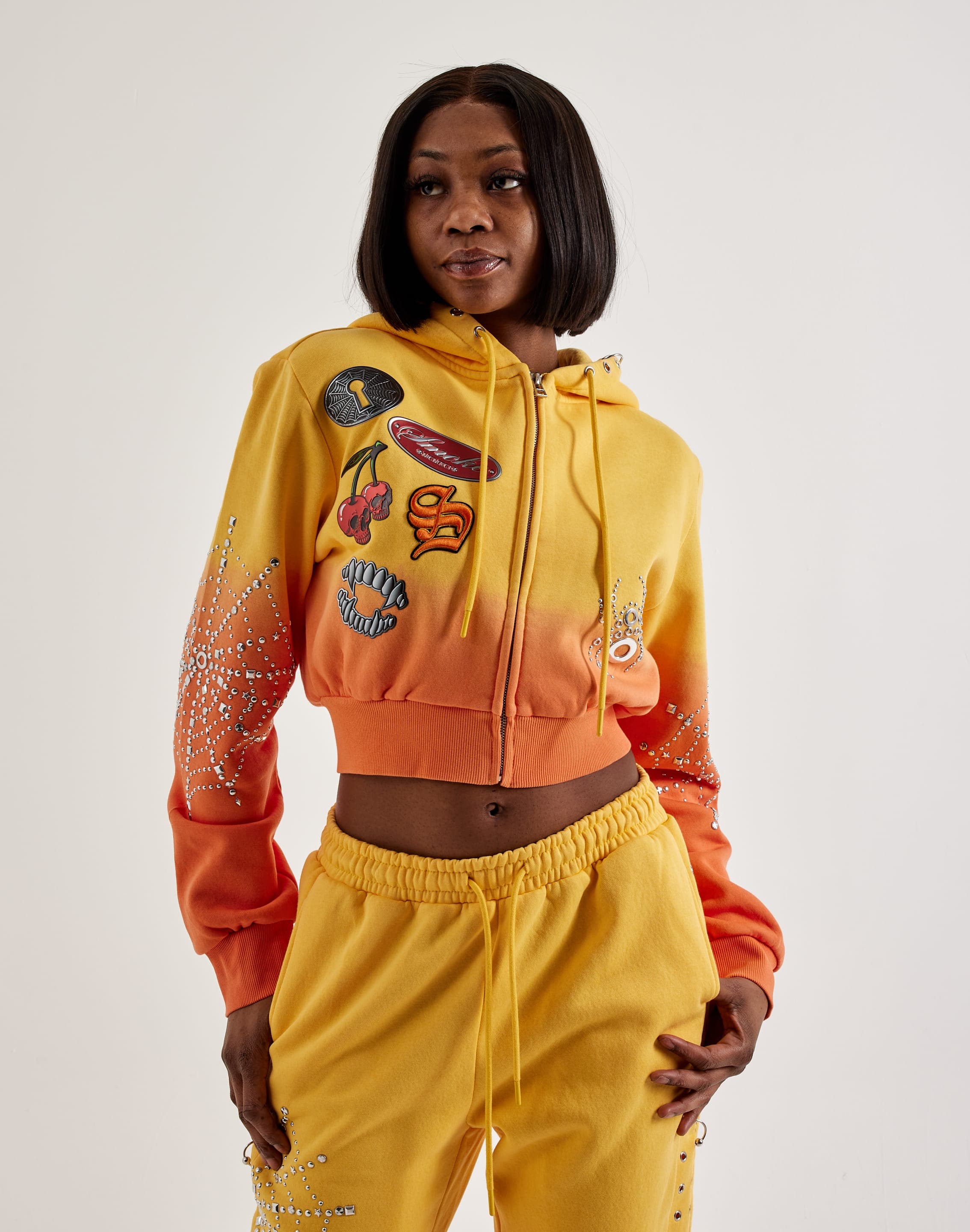 Smoke Rise Full-Zip Dip-Dye Fleece Hoodie – DTLR