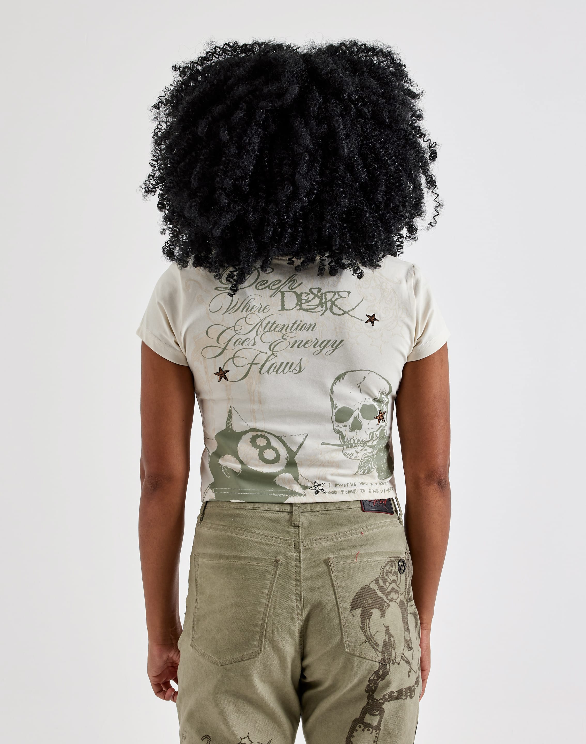 Photo of Smoke Rise Embroidered Printed Tee