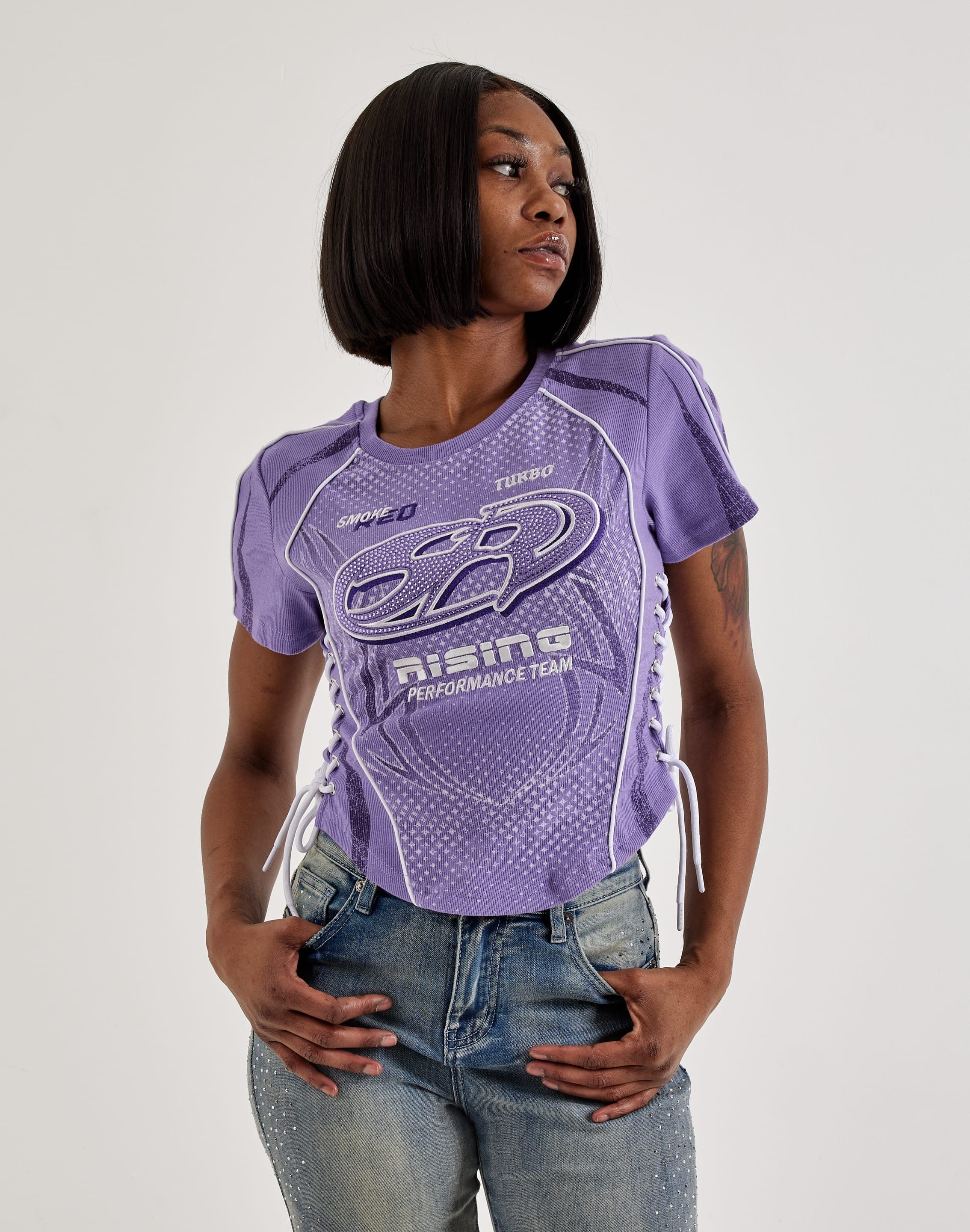 Photo of Smoke Rise Fitted Ribbed Tee