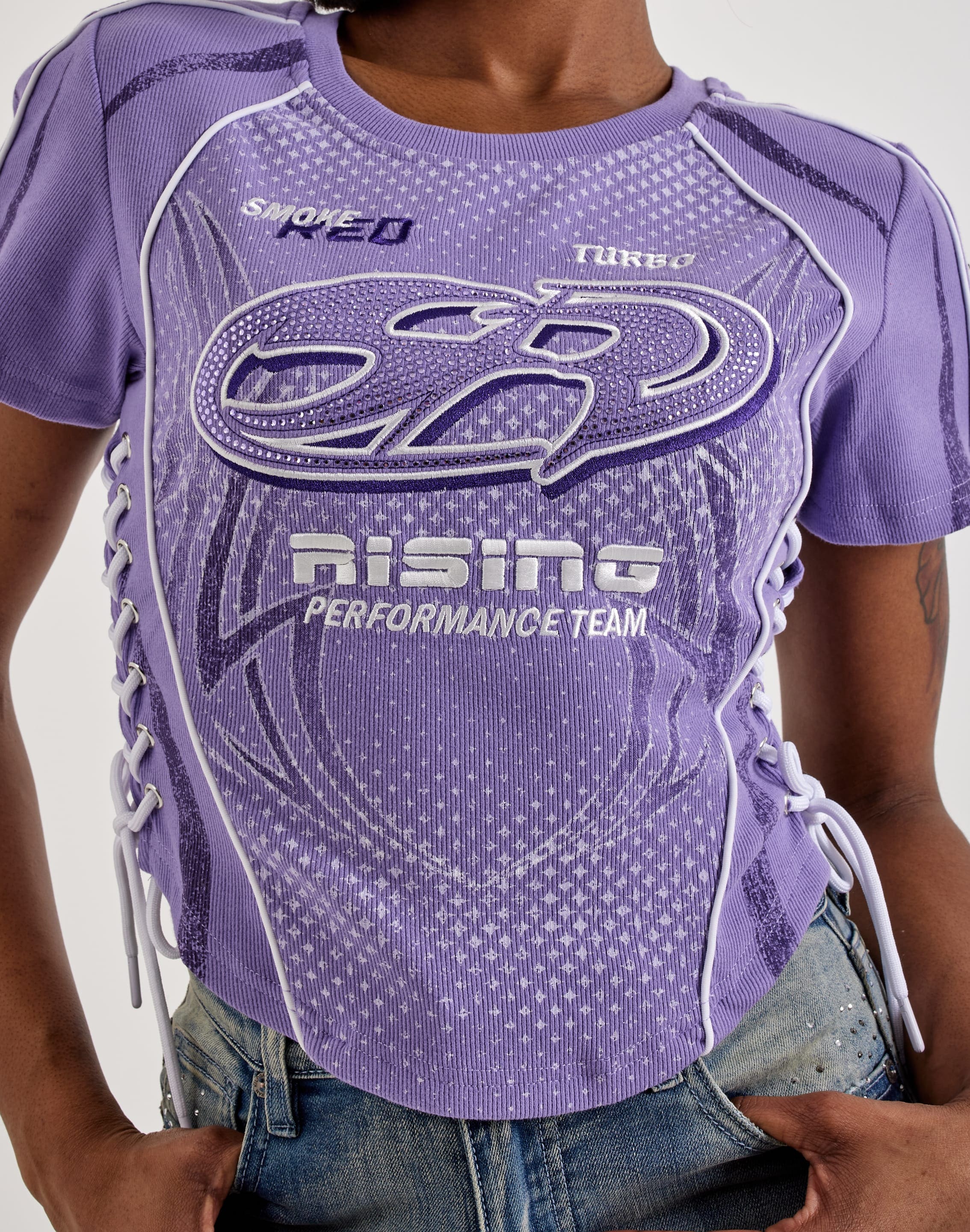 Photo of Smoke Rise Fitted Ribbed Tee