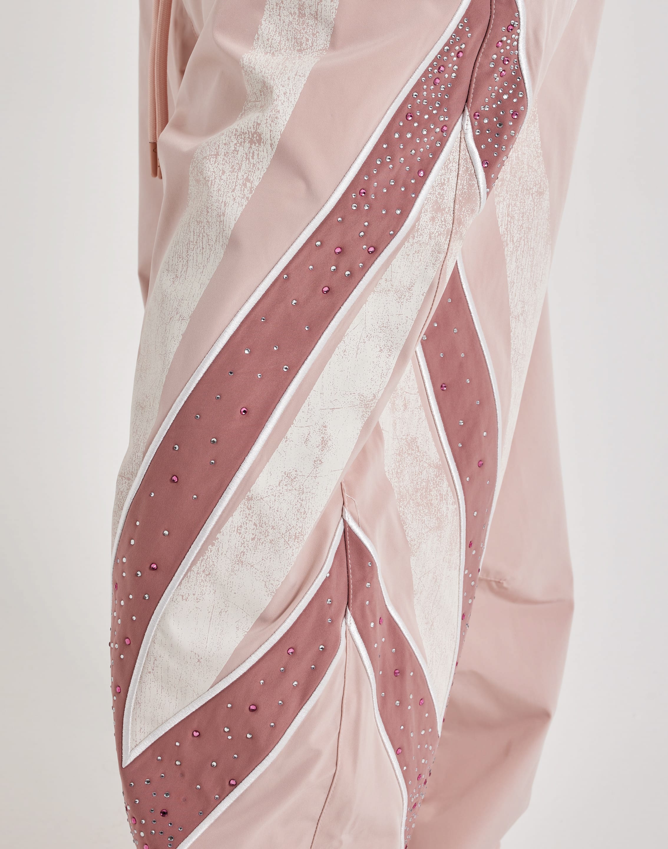 Photo of Smoke Rise Nylon Rhinestone Panel Pants