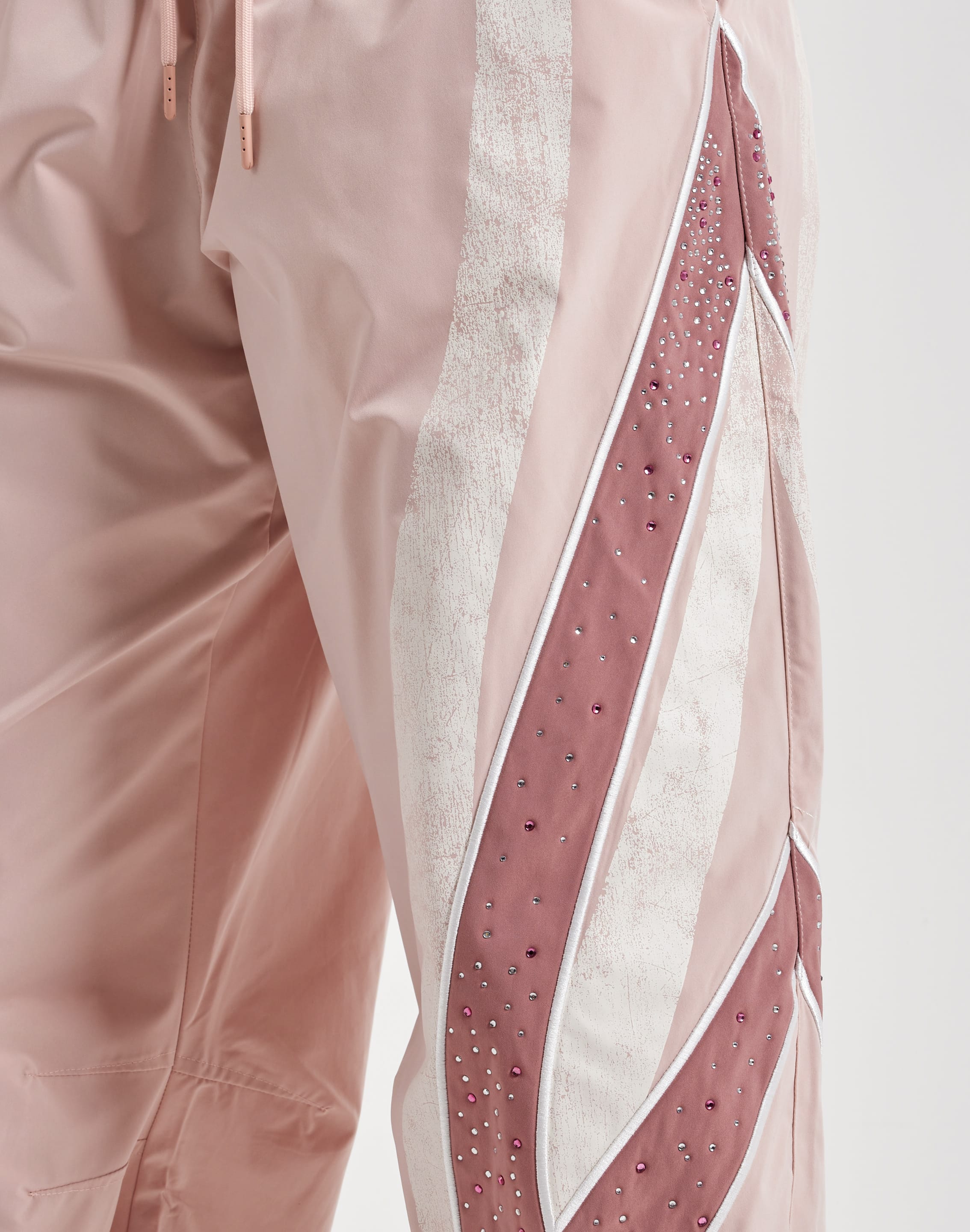 Photo of Smoke Rise Nylon Rhinestone Panel Pants