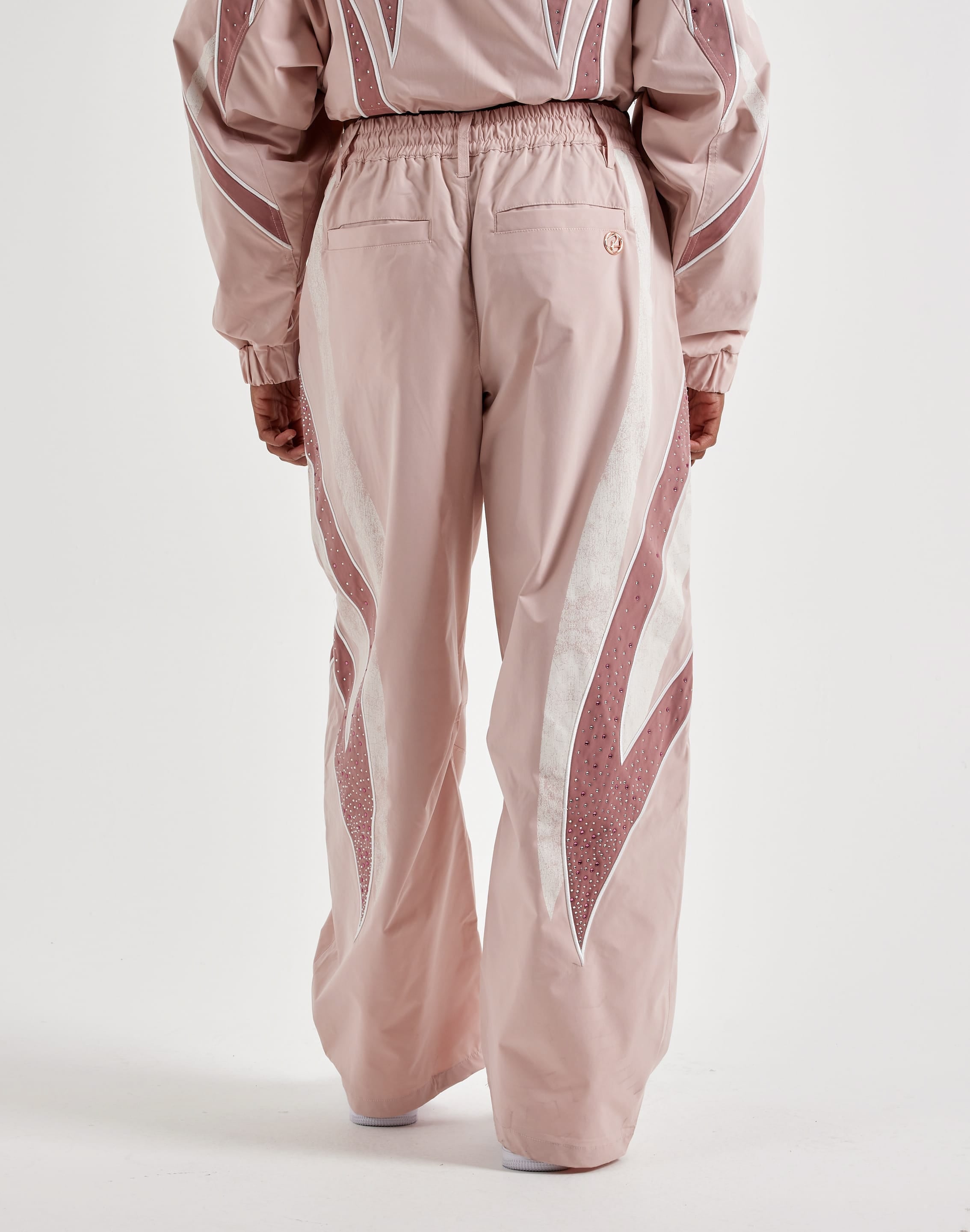 Photo of Smoke Rise Nylon Rhinestone Panel Pants