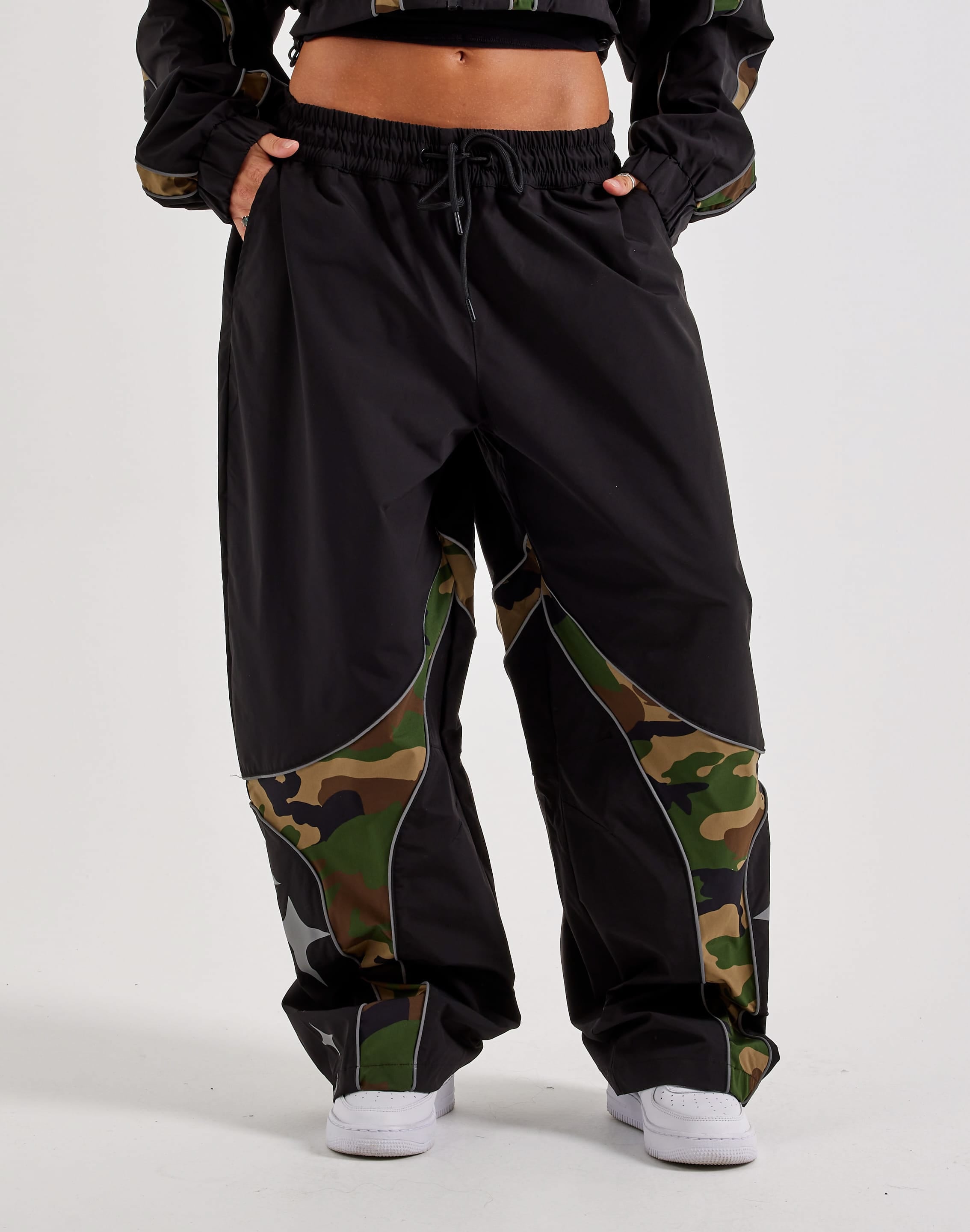 Photo of Smoke Rise Nylon Camo Panel Pants