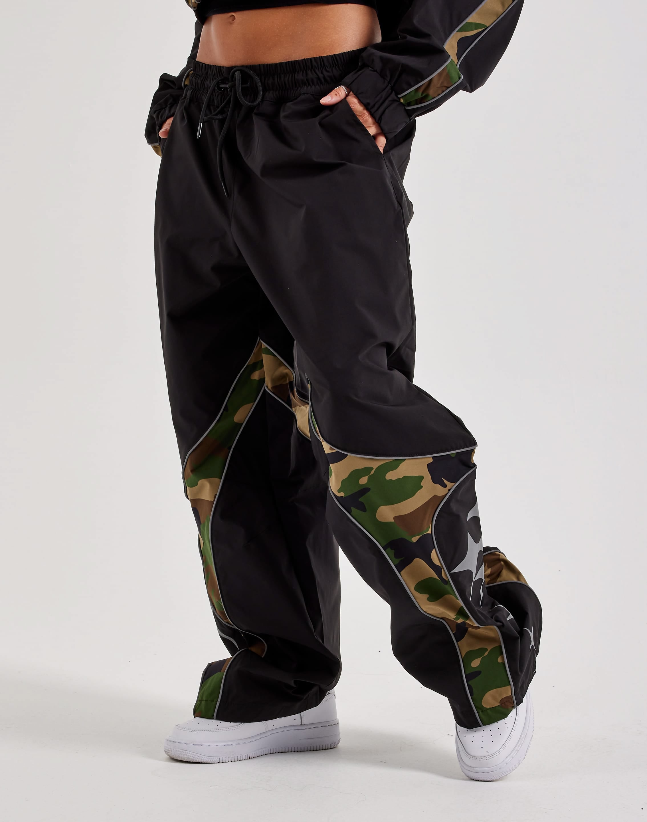 Photo of Smoke Rise Nylon Camo Panel Pants