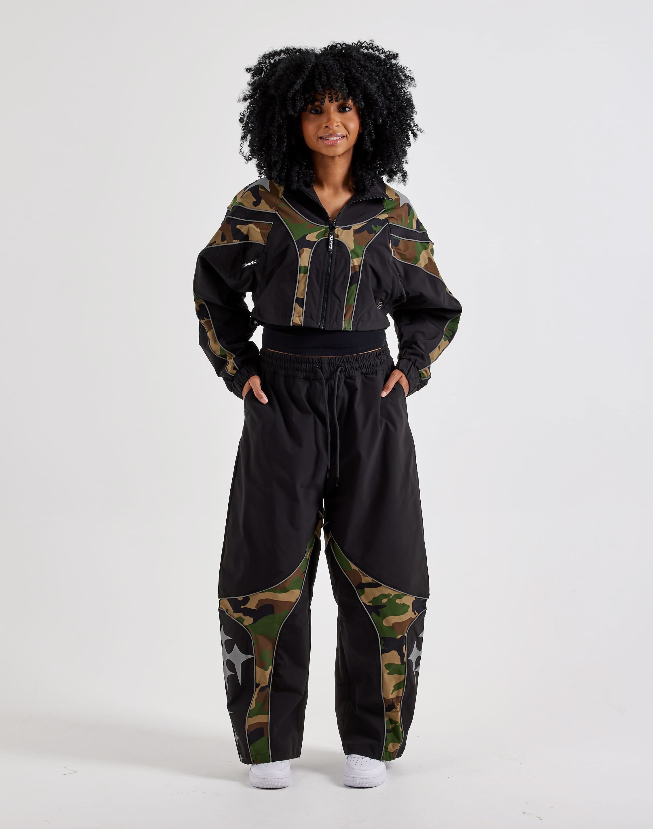 Photo of Smoke Rise Nylon Camo Panel Pants