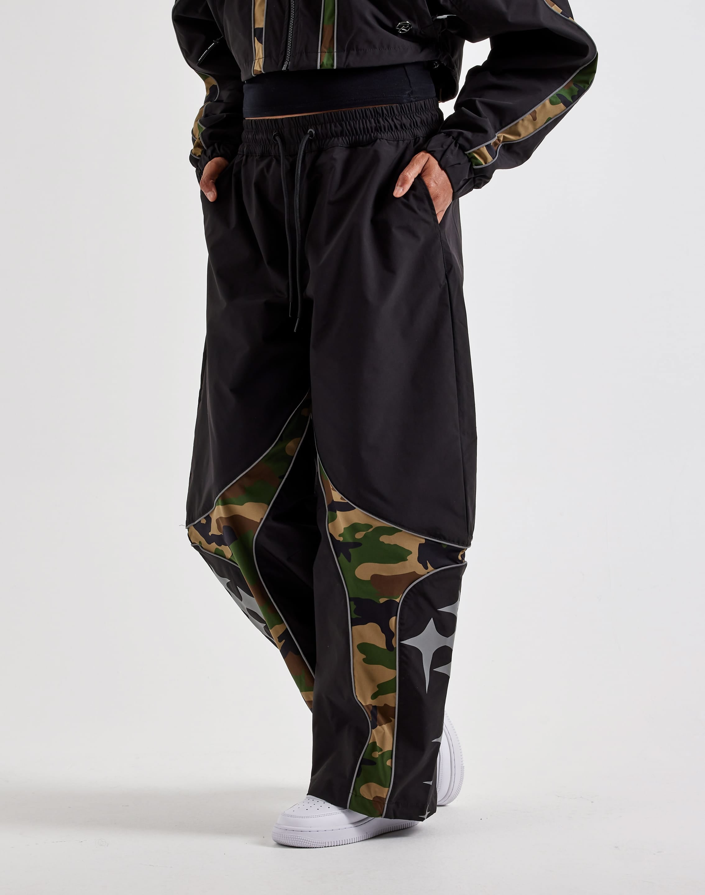 Photo of Smoke Rise Nylon Camo Panel Pants