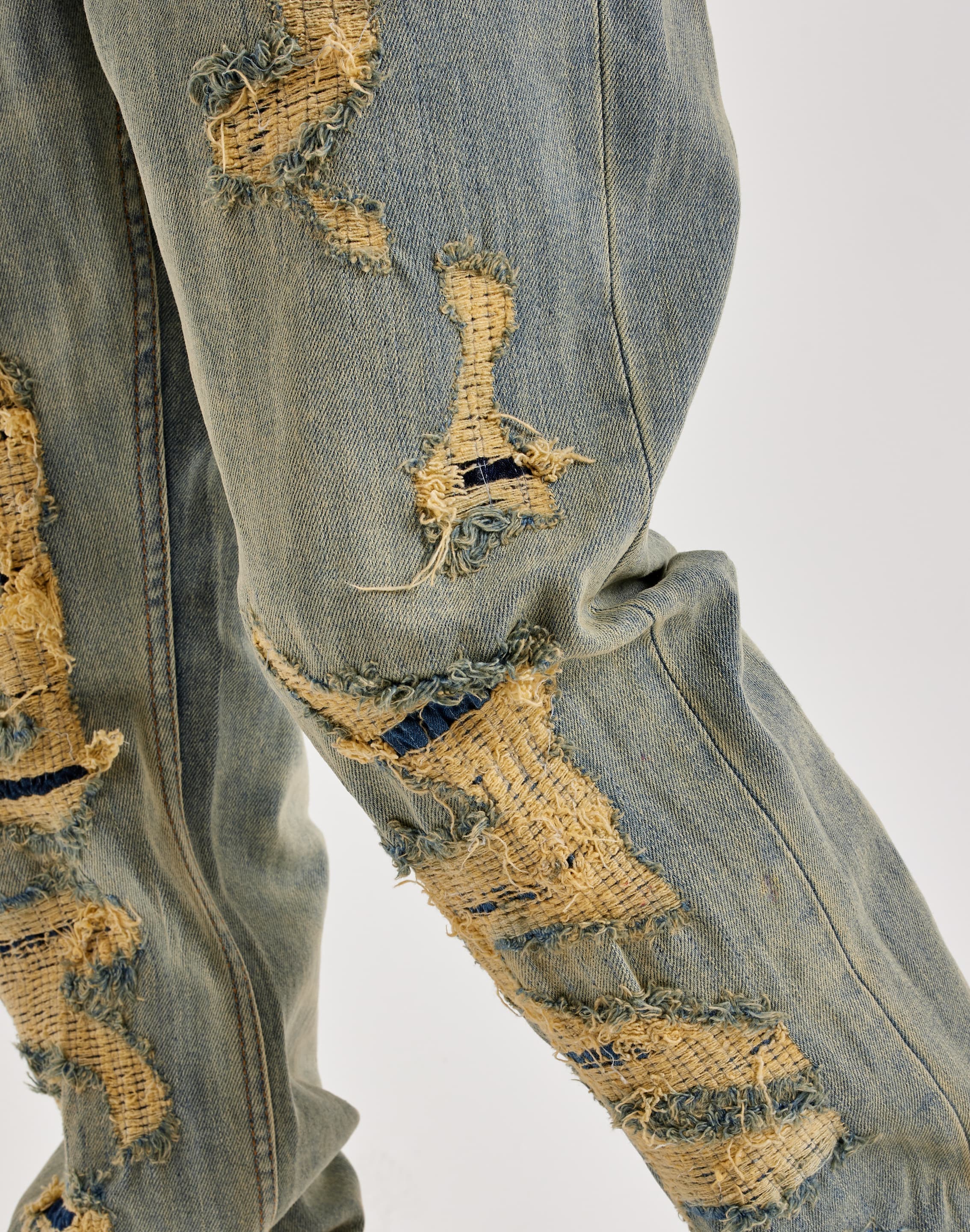 Photo of UNITED COTES  Smugglers Moon Slim Distressed Denim
