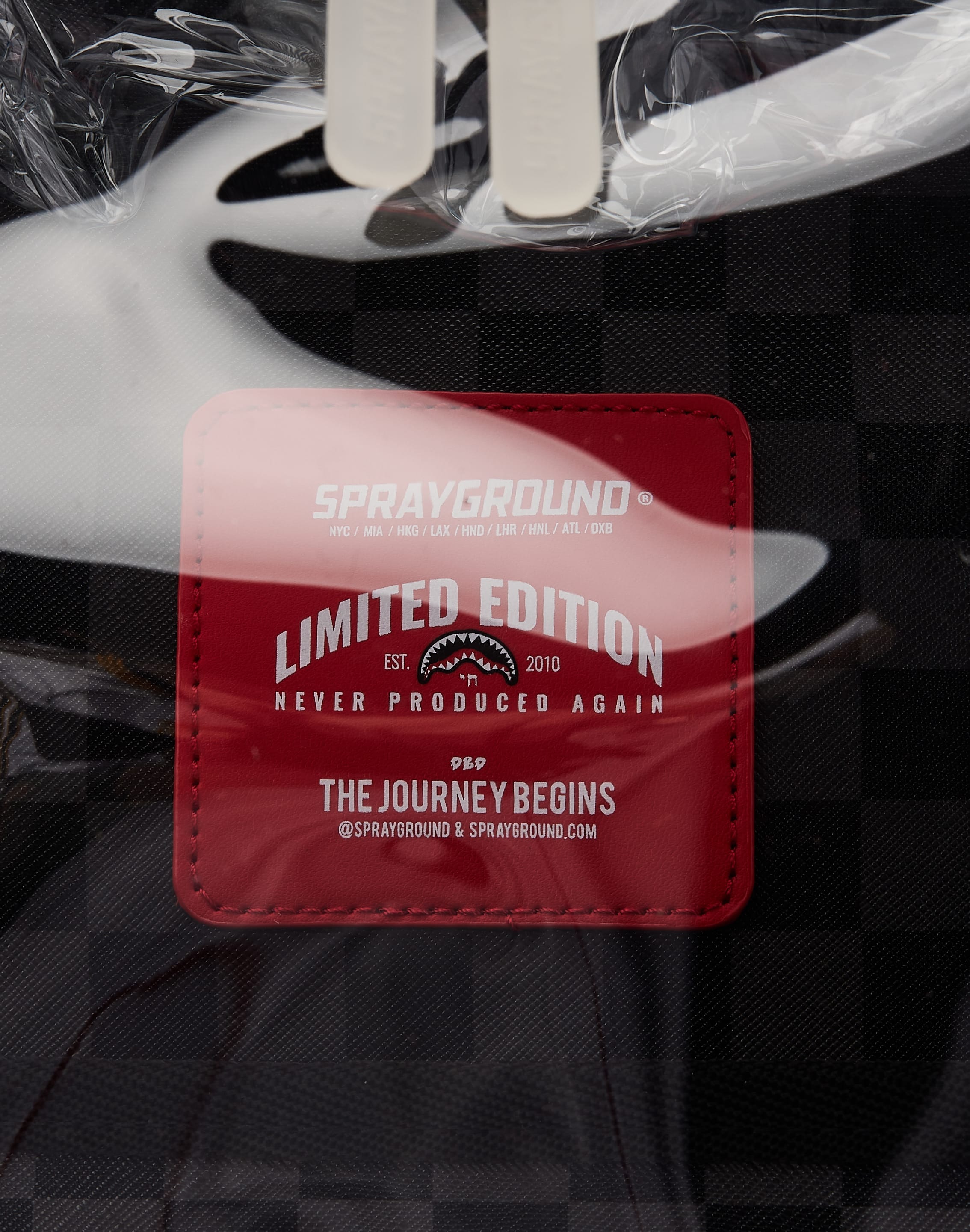 Photo of Sprayground Hidden Message Clear Backpack