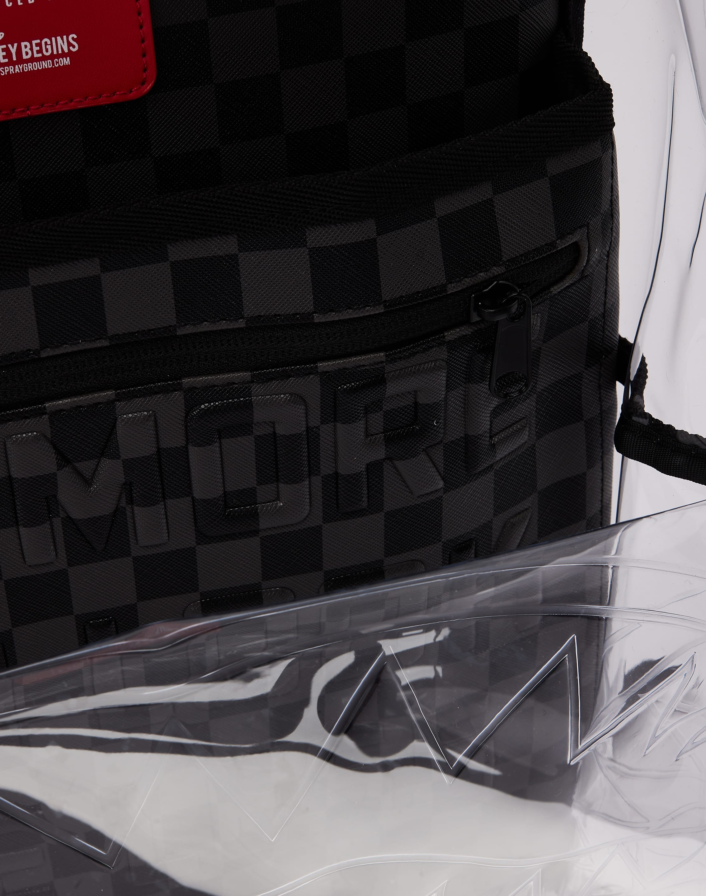 Photo of Sprayground Hidden Message Clear Backpack