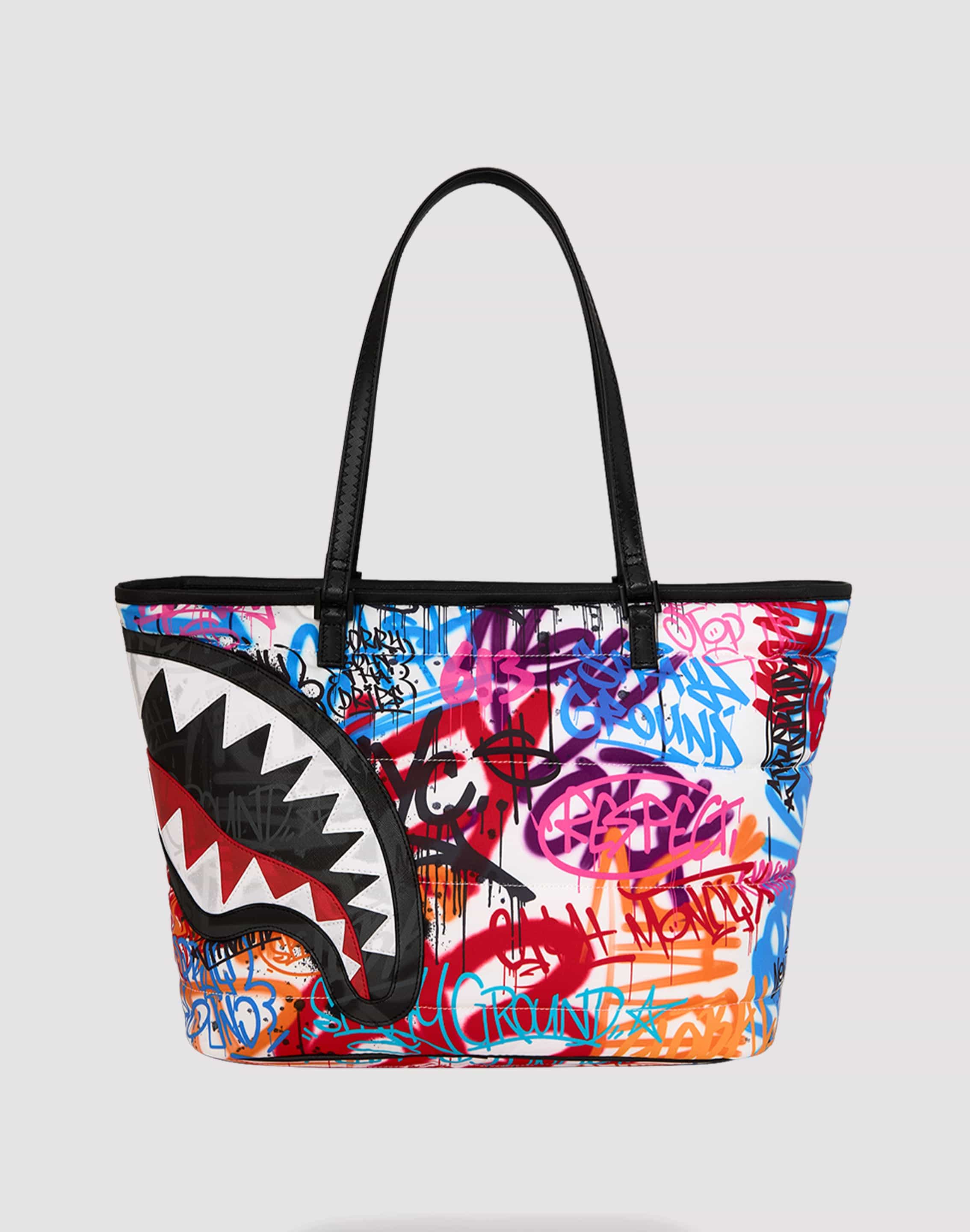 Sprayground Tagged Up Puffer Tote Bag, image 2 of 4