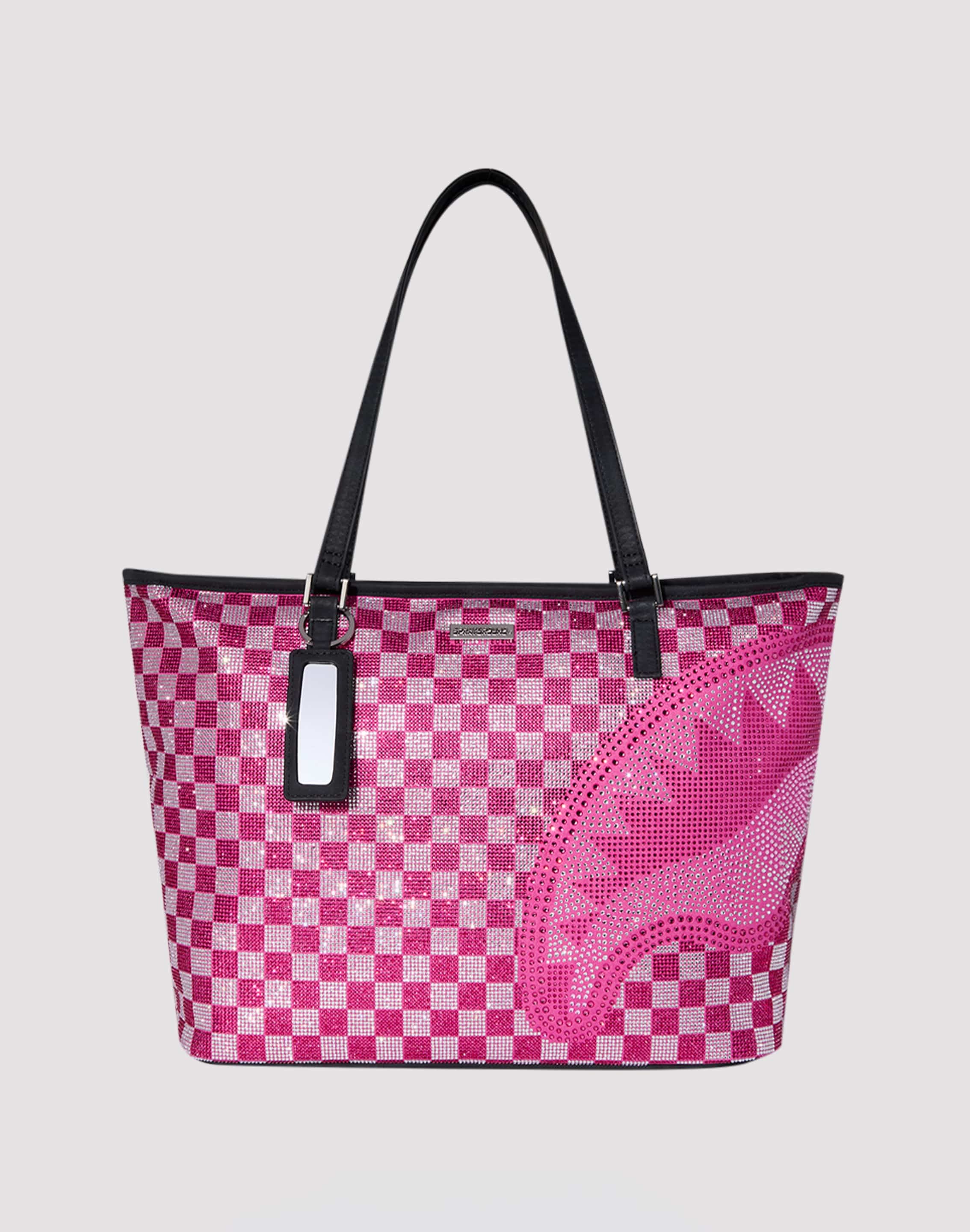 Sprayground Pink Sip Trinity Tote Bag, image 1 of 4