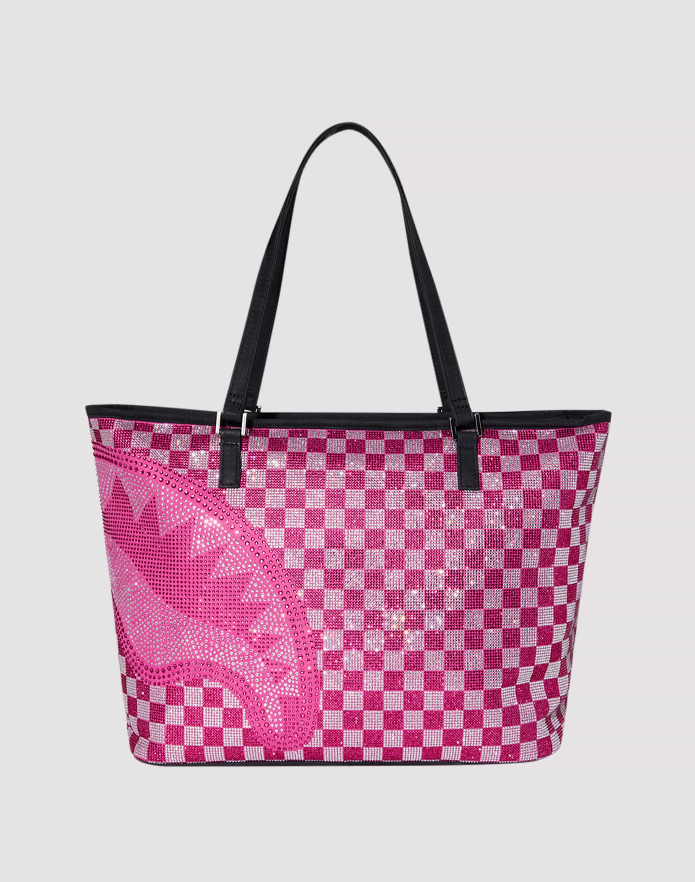 Sprayground Pink Sip Trinity Tote Bag, image 2 of 4