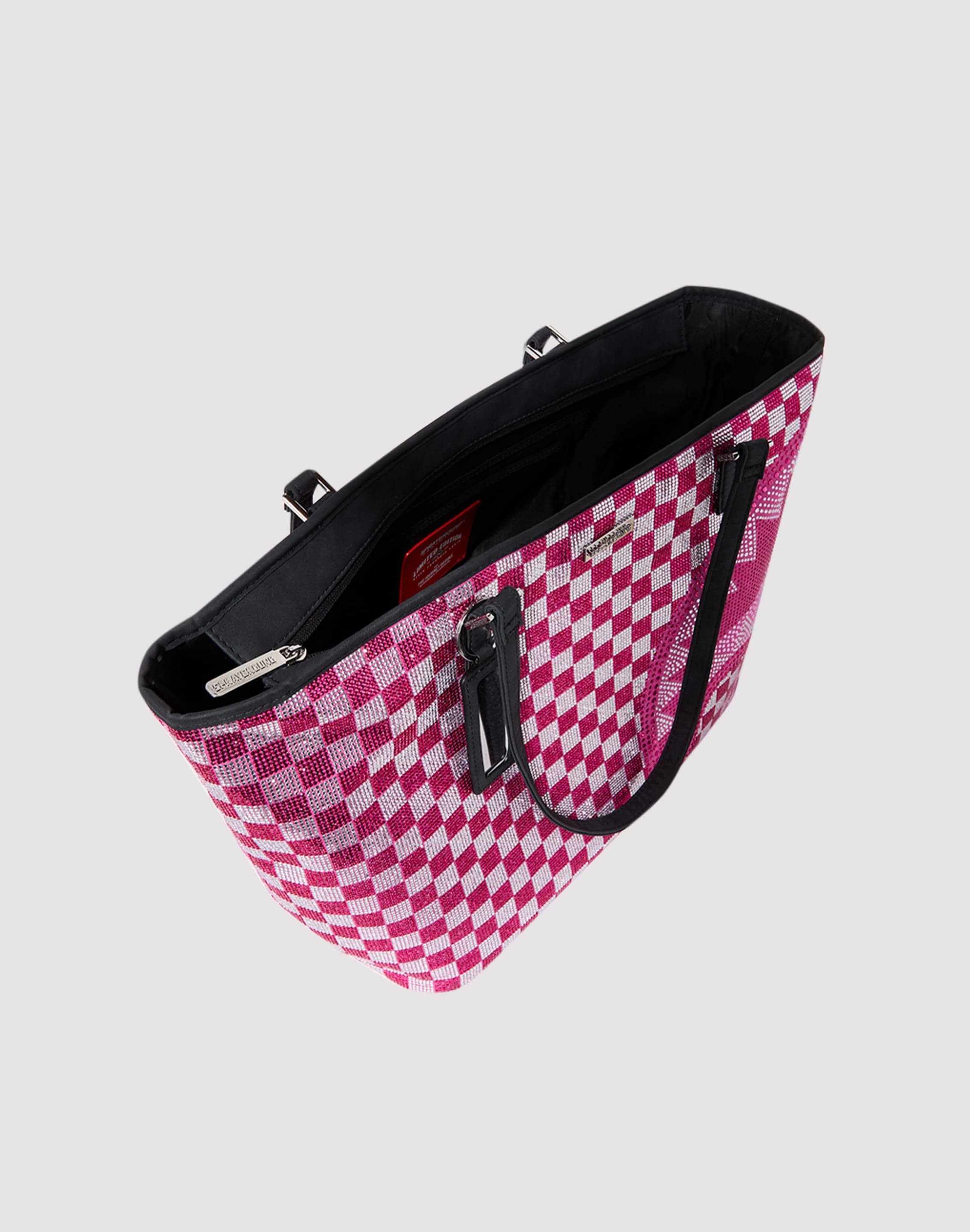 Sprayground Pink Sip Trinity Tote Bag, image 3 of 4