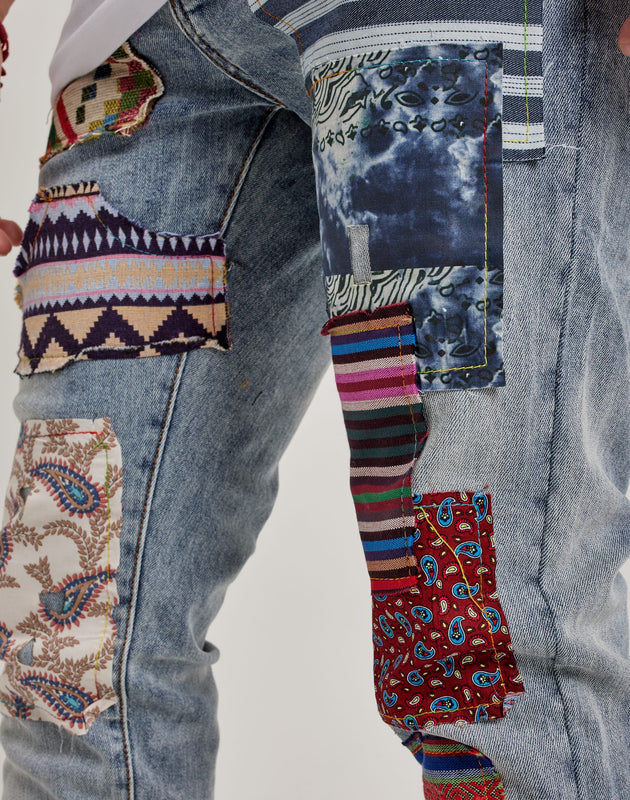 Embellish Nyc Patchwork Denim Jeans – DTLR