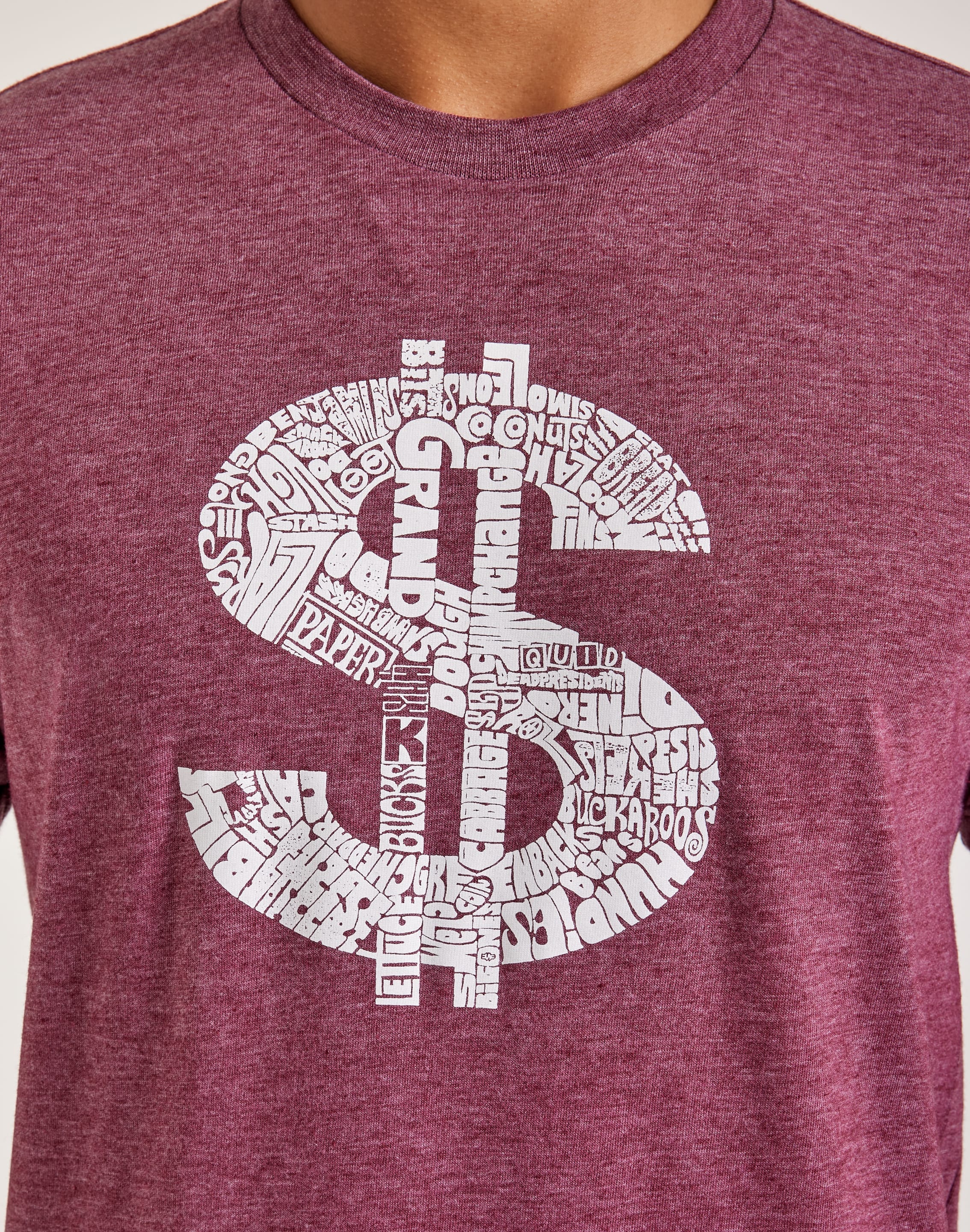 Photo of LA Pop Art Word Art Dollar Sign Tee