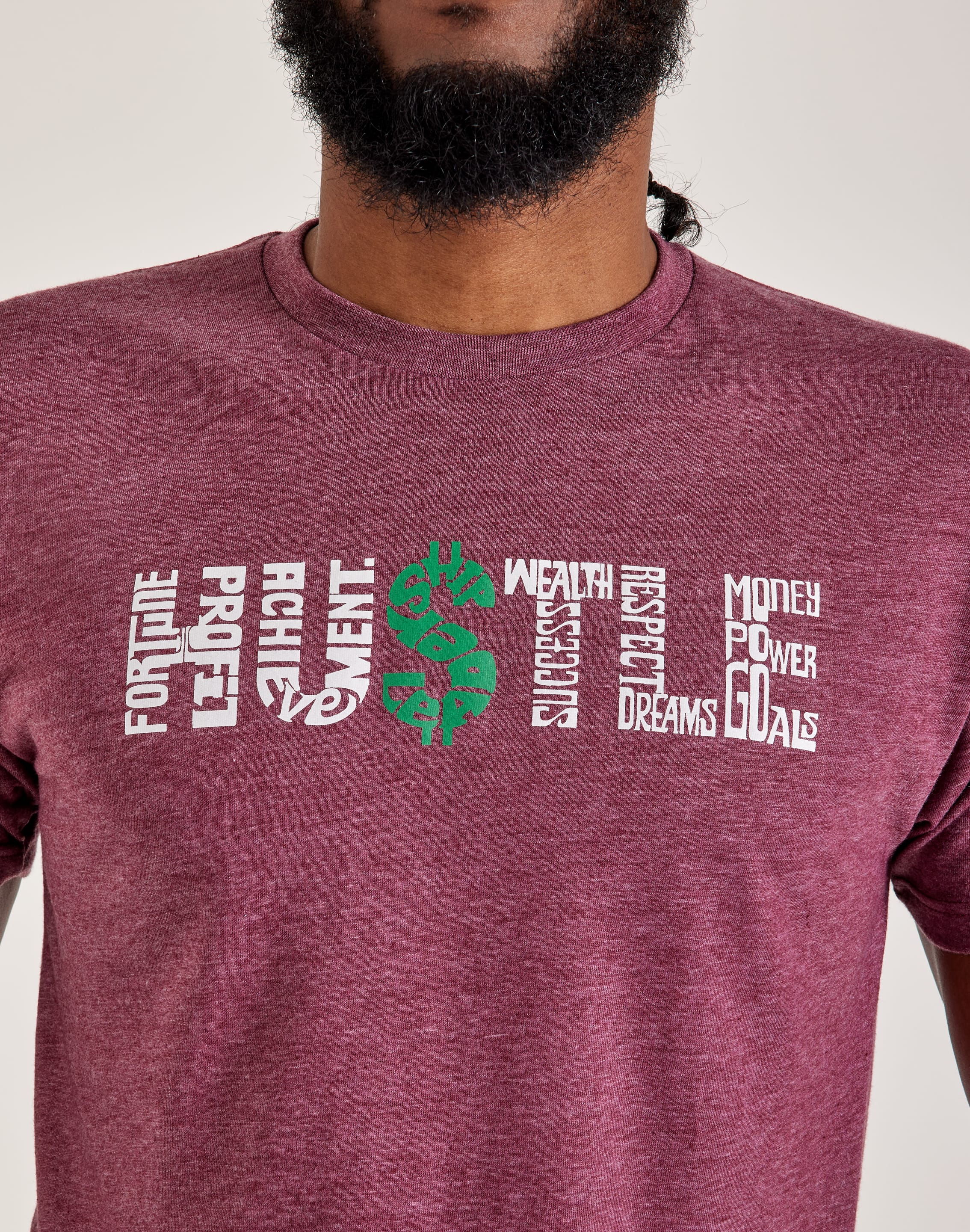 Photo of LA Pop Art Word Art Hustle Tee