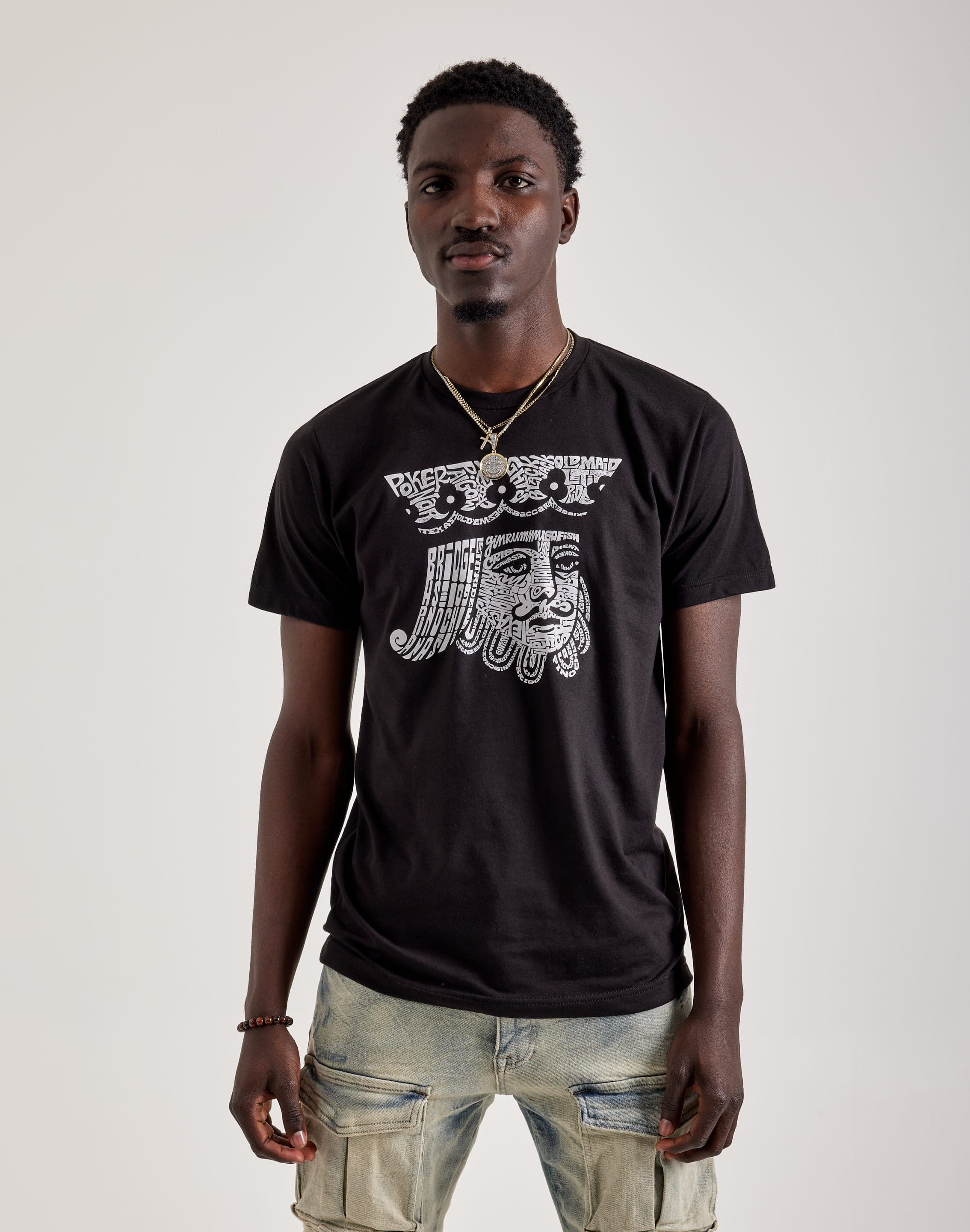 Photo of LA Pop Art Word Art King Of Spades Tee