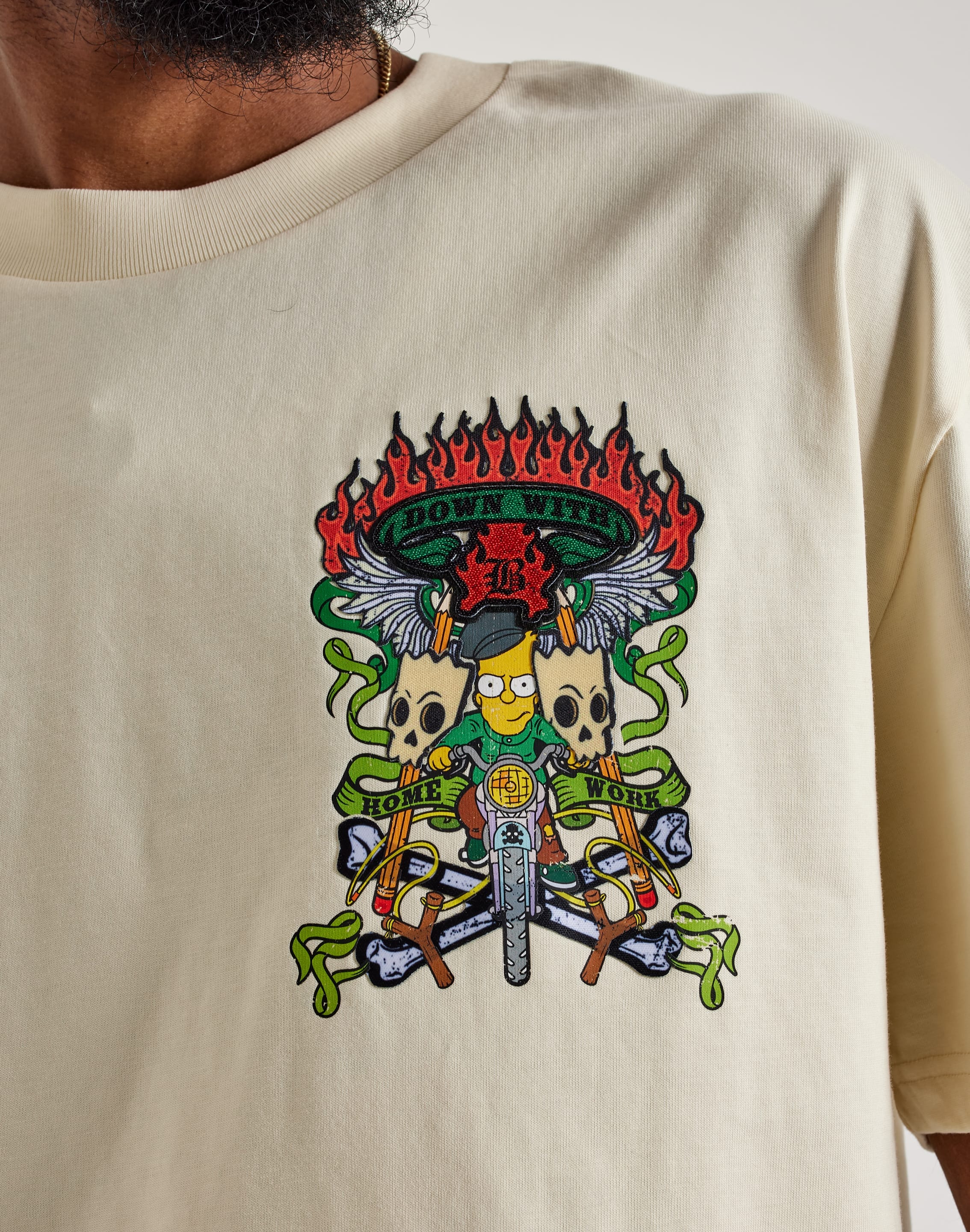 Central Mills The Simpsons Down With Homework Tee – DTLR