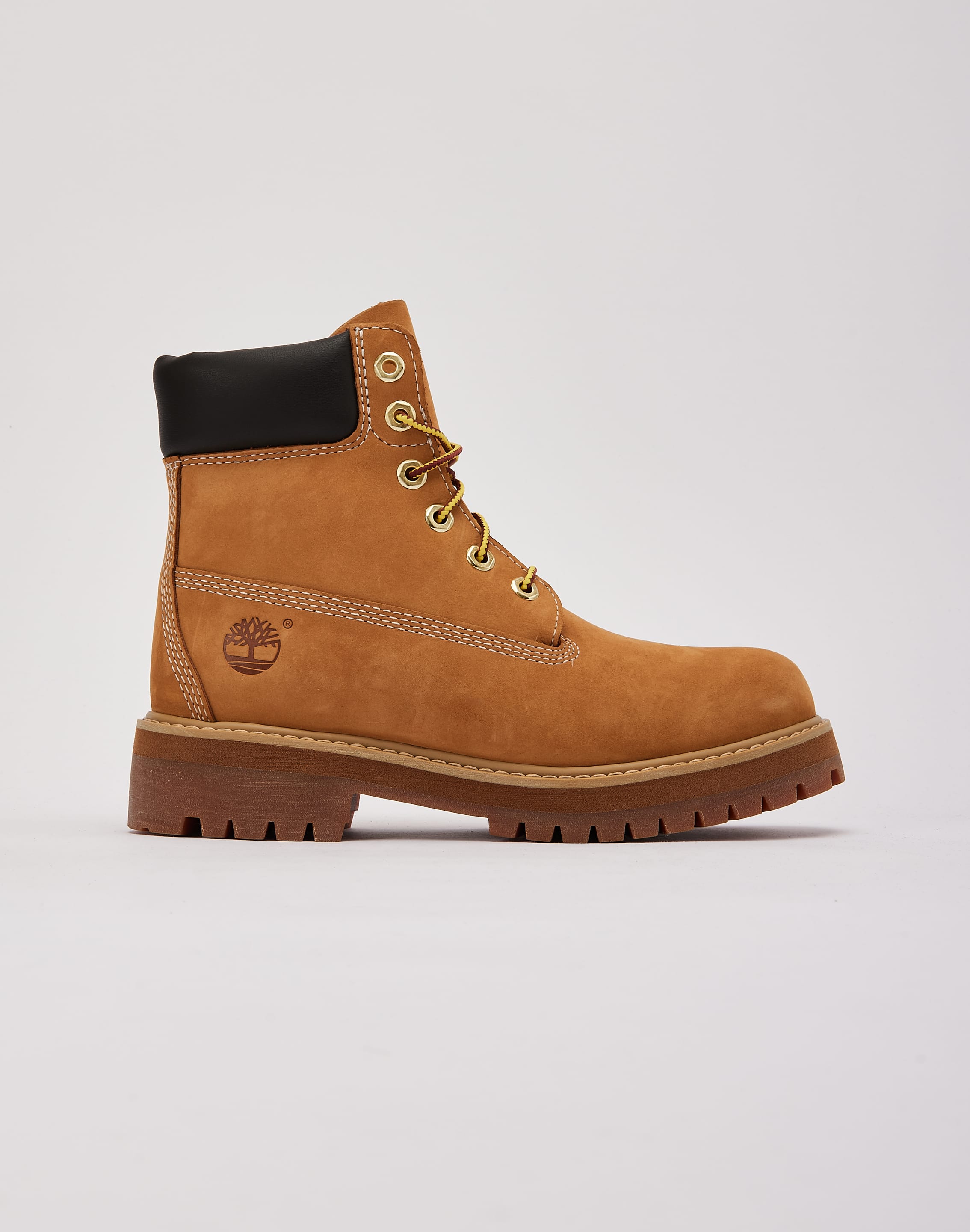 Photo of Timberland Stacked Heritage 6-Inch Lace Waterproof Boots Grade-School