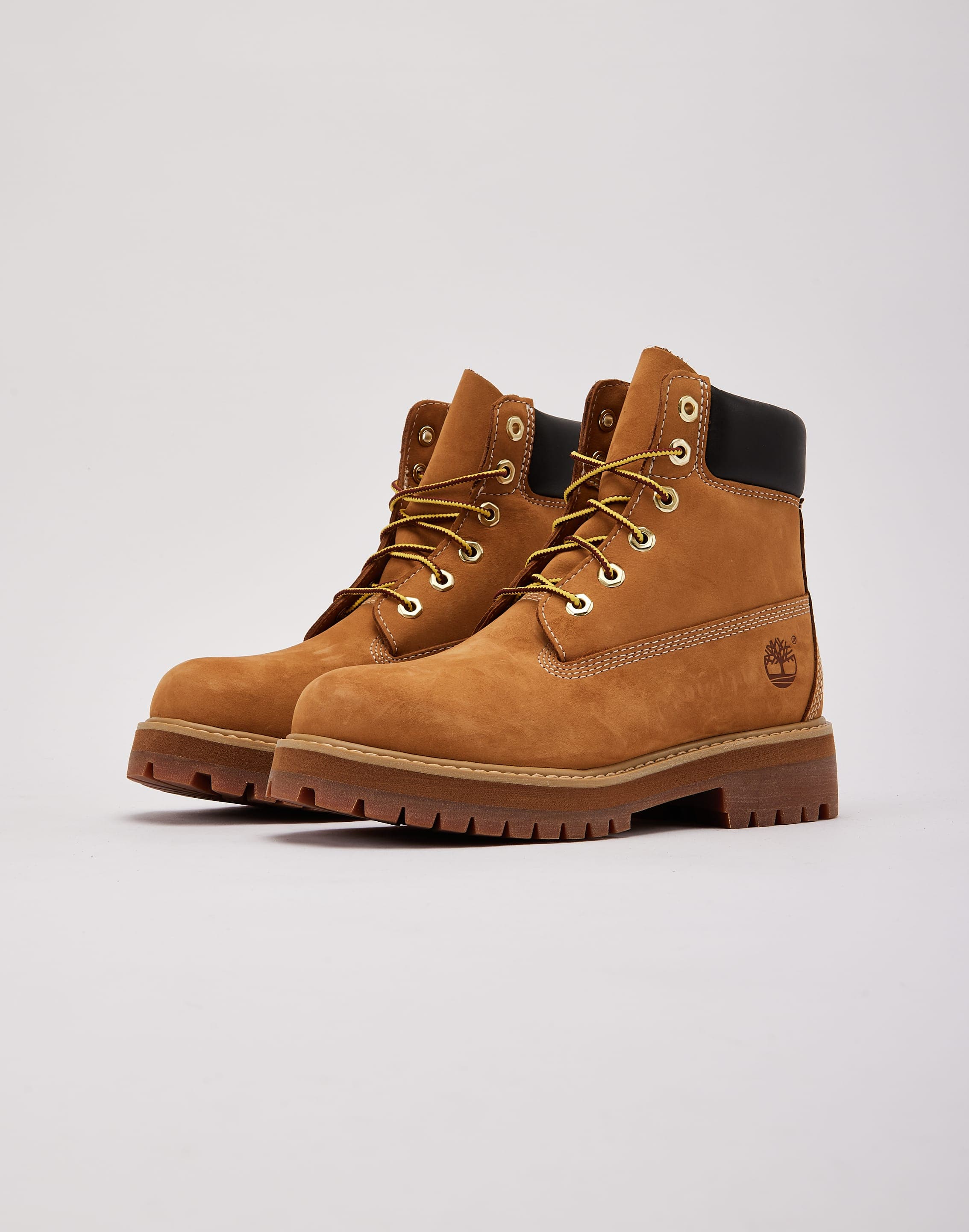 Photo of Timberland Stacked Heritage 6-Inch Lace Waterproof Boots Grade-School
